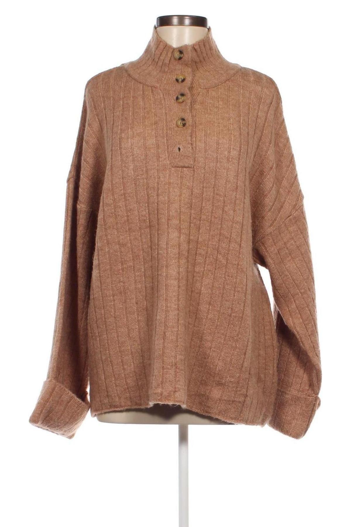 Дамски пуловер ASOS, Размер XL, Цвят Кафяв, Цена 26,65 лв.