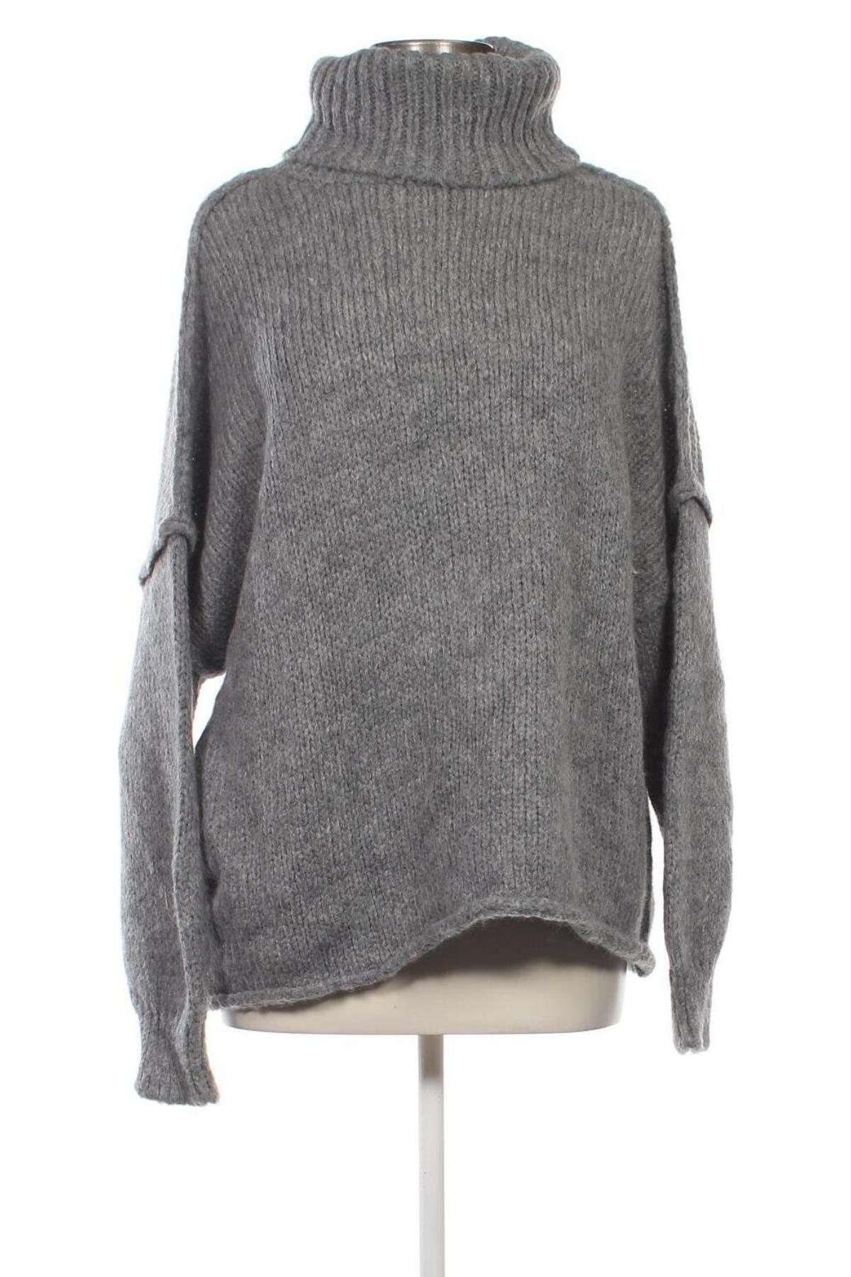 Дамски пуловер An'ge, Размер M, Цвят Сив, Цена 21,32 лв.