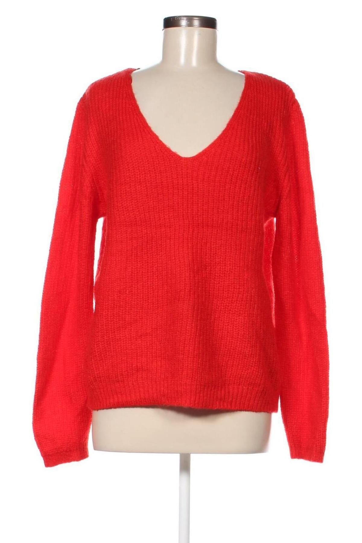 Дамски пуловер Camaieu, Размер M, Цвят Червен, Цена 15,95 лв.