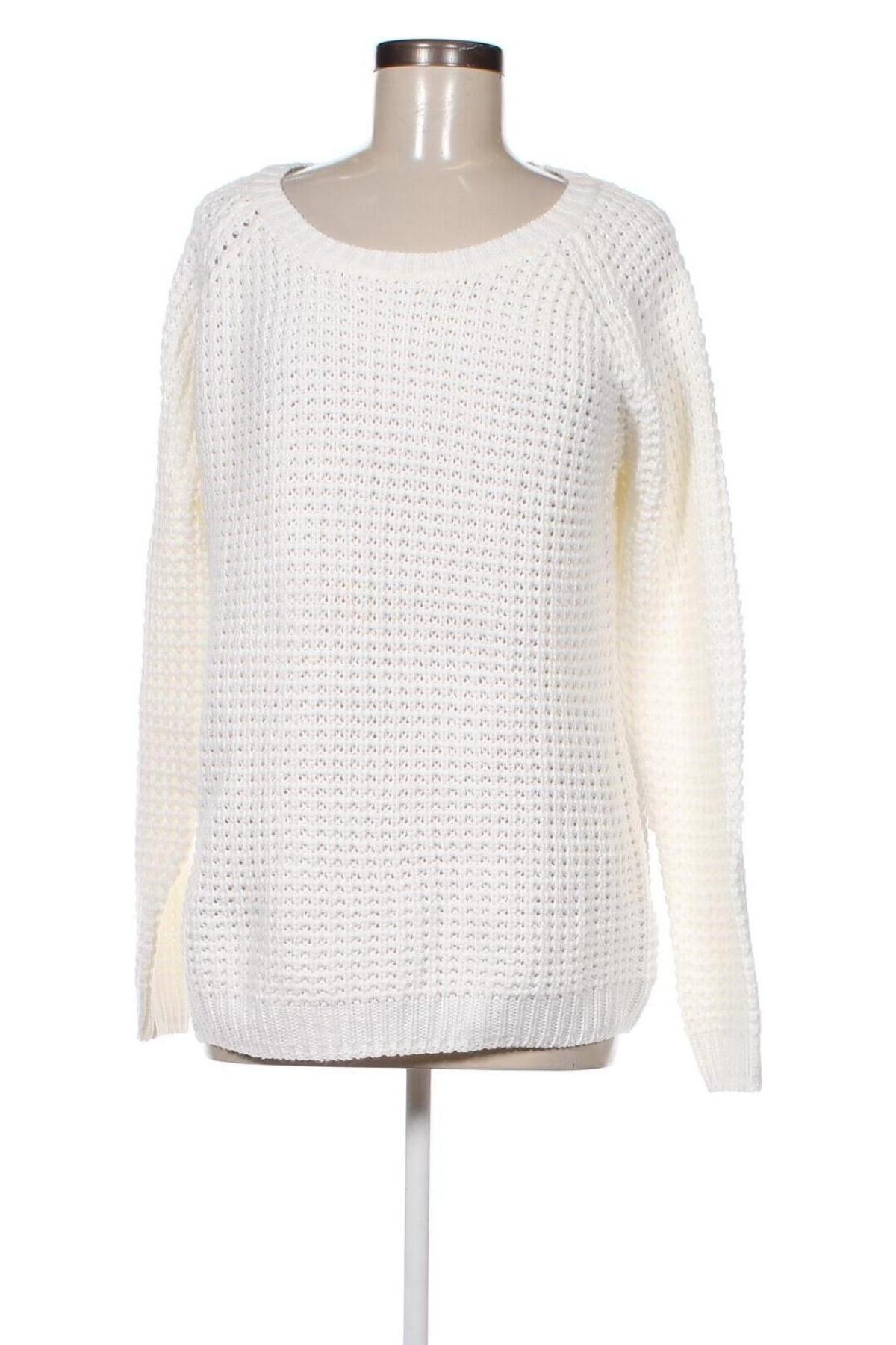 Γυναικείο πουλόβερ Colours Of The World, Μέγεθος XL, Χρώμα Λευκό, Τιμή 11,66 €