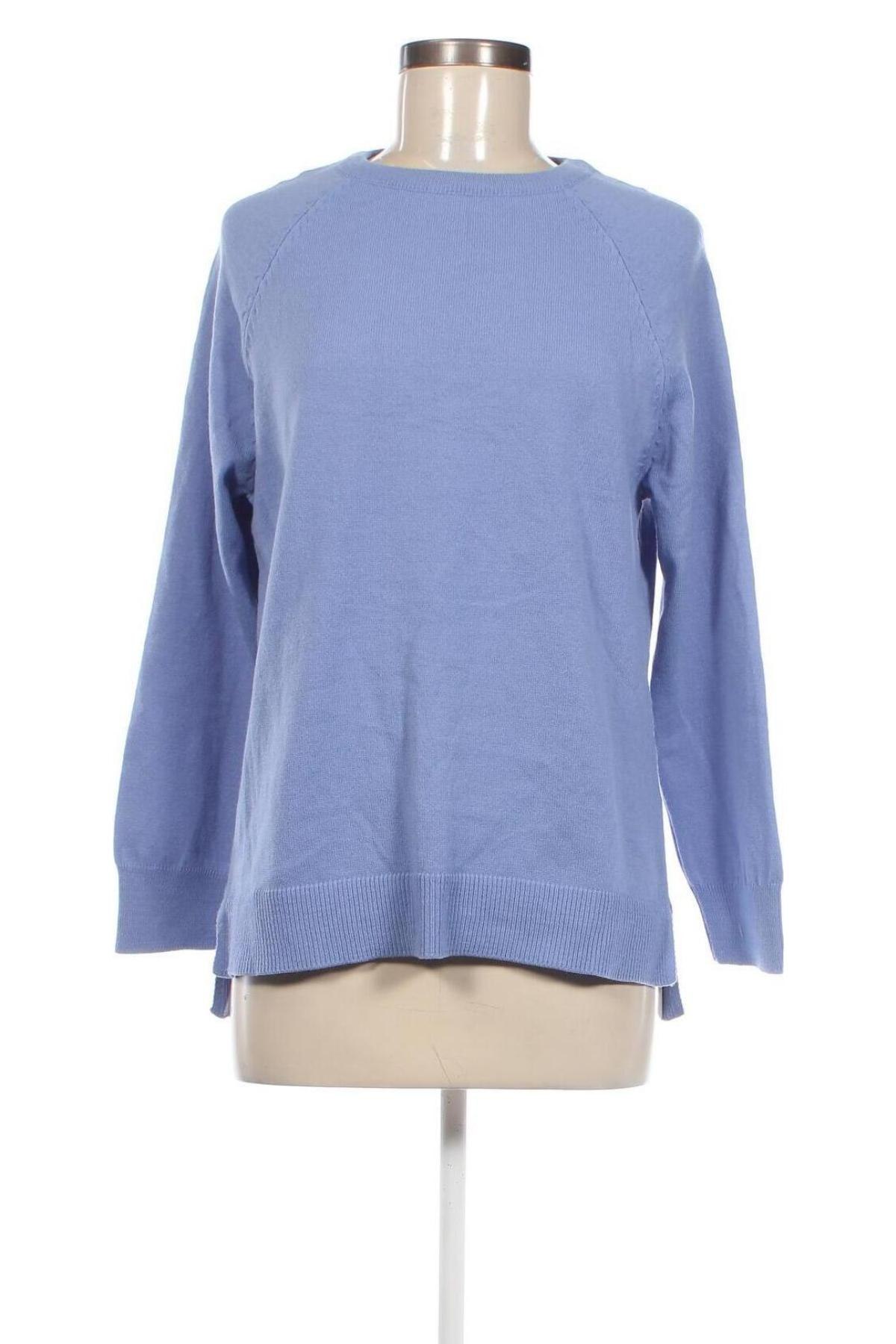 Дамски пуловер Defacto, Размер L, Цвят Син, Цена 15,08 лв.