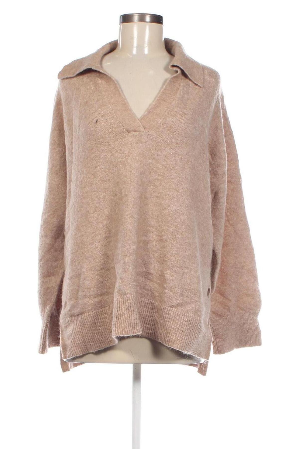 Дамски пуловер Donna, Размер XL, Цвят Бежов, Цена 25,42 лв.