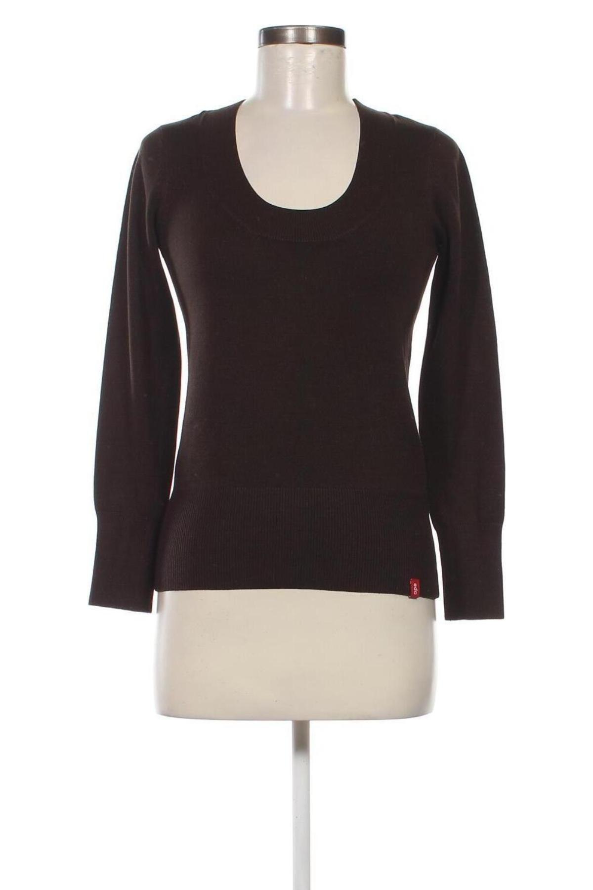 Дамски пуловер Edc By Esprit, Размер L, Цвят Кафяв, Цена 21,32 лв.