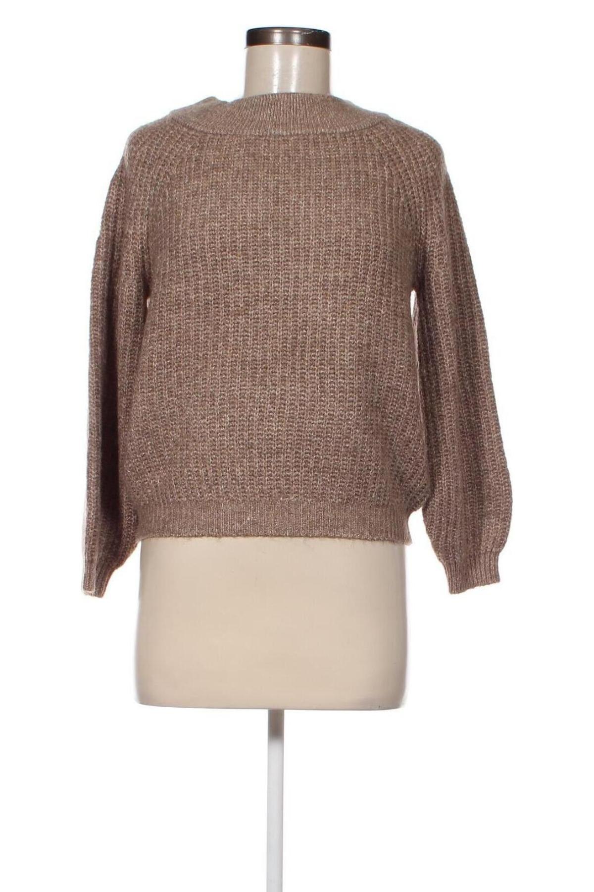 Дамски пуловер Even&Odd, Размер XS, Цвят Кафяв, Цена 22,54 лв.