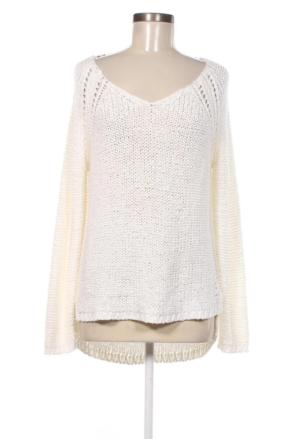 Дамски пуловер Gina, Размер L, Цвят Бял, Цена 15,95 лв.