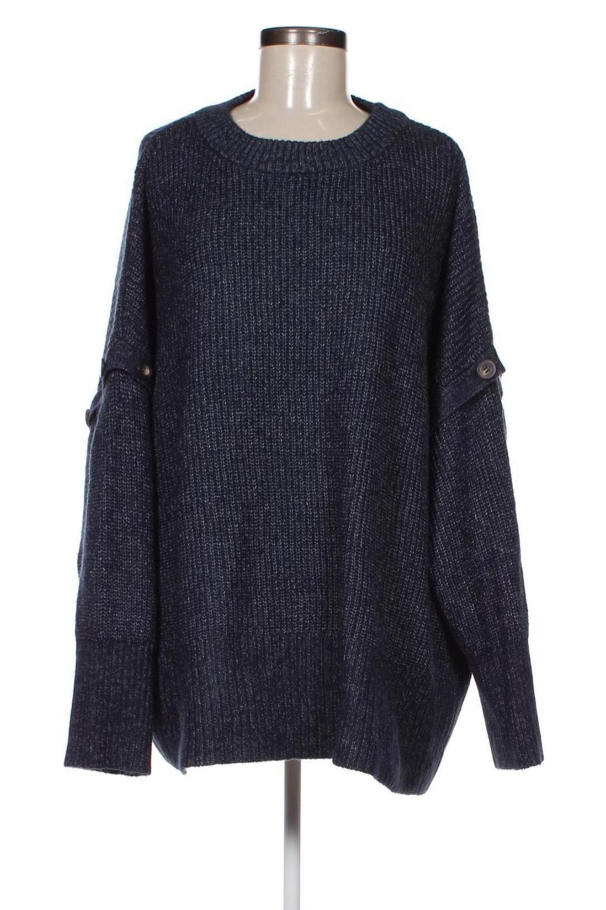 Дамски пуловер Gina Benotti, Размер XXL, Цвят Син, Цена 20,30 лв.