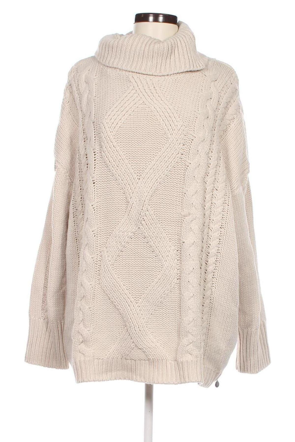 Дамски пуловер Gina Benotti, Размер 4XL, Цвят Бежов, Цена 29,00 лв.