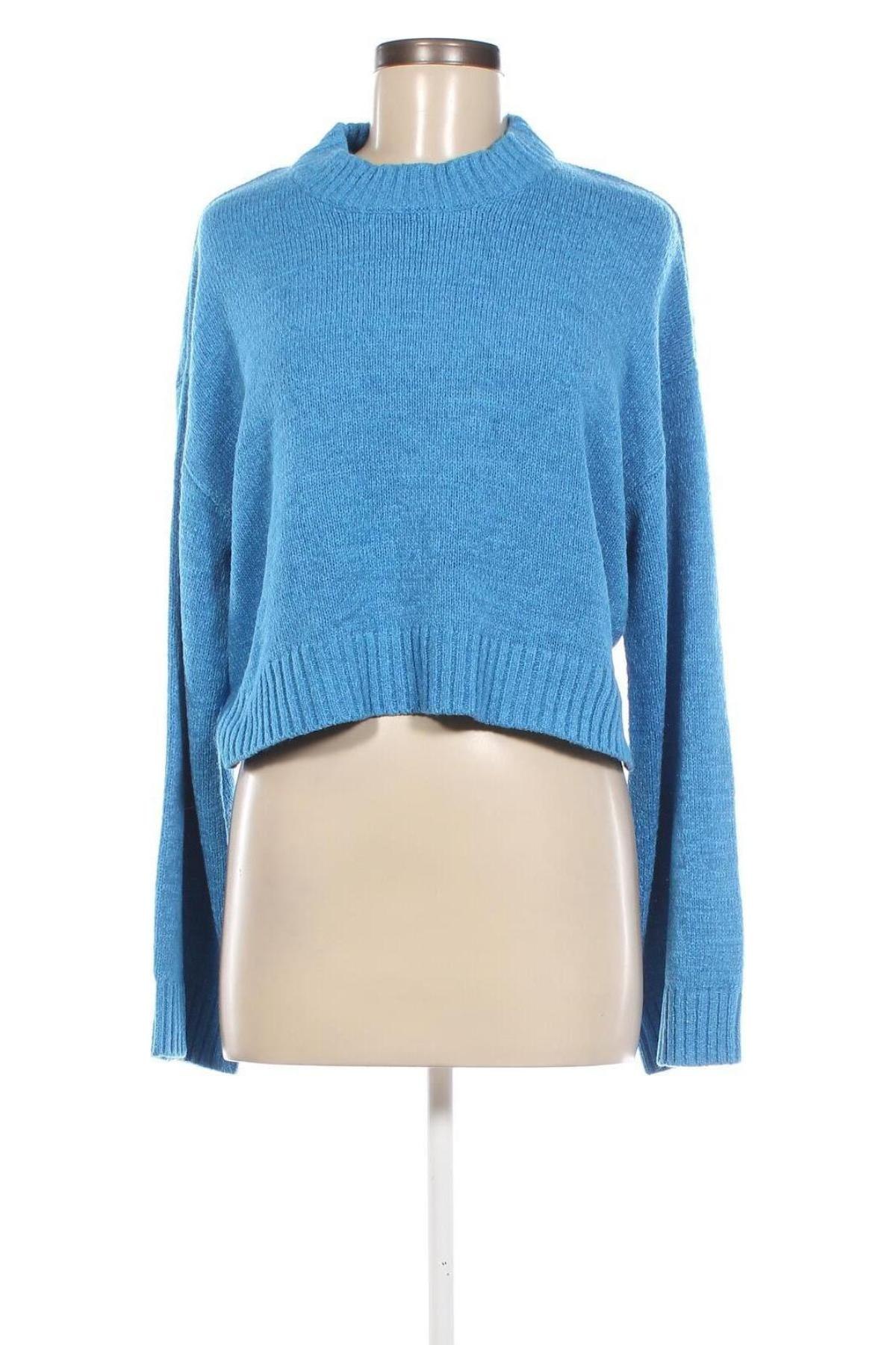 Γυναικείο πουλόβερ Gina Tricot, Μέγεθος M, Χρώμα Μπλέ, Τιμή 9,19 €