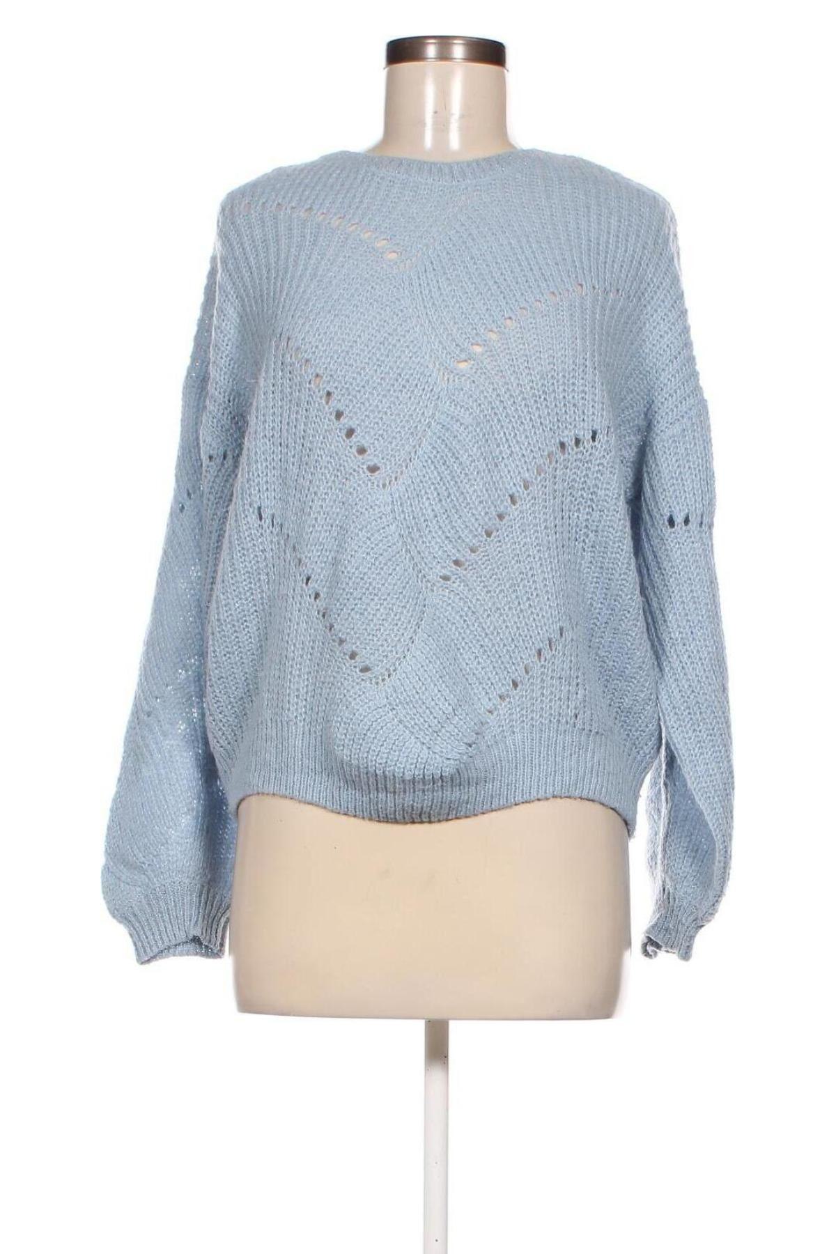 Γυναικείο πουλόβερ Grace & Mila, Μέγεθος M, Χρώμα Μπλέ, Τιμή 11,41 €