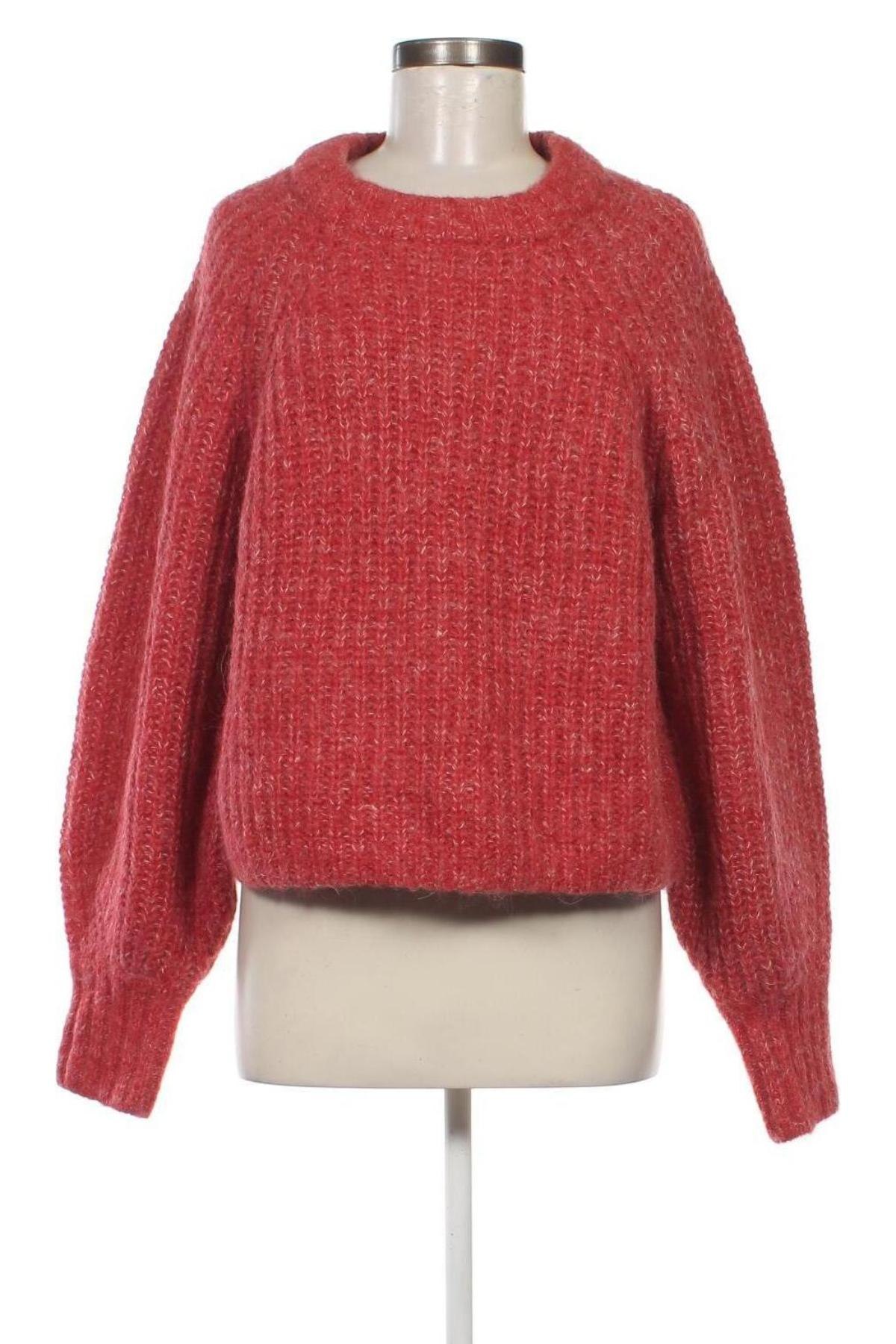 Dámský svetr H&M, Velikost L, Barva Červená, Cena  254,00 Kč