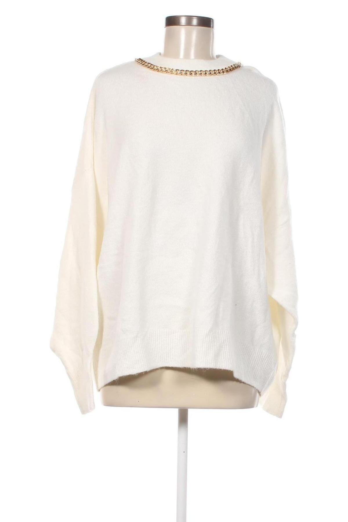 Дамски пуловер H&M, Размер XL, Цвят Екрю, Цена 17,98 лв.