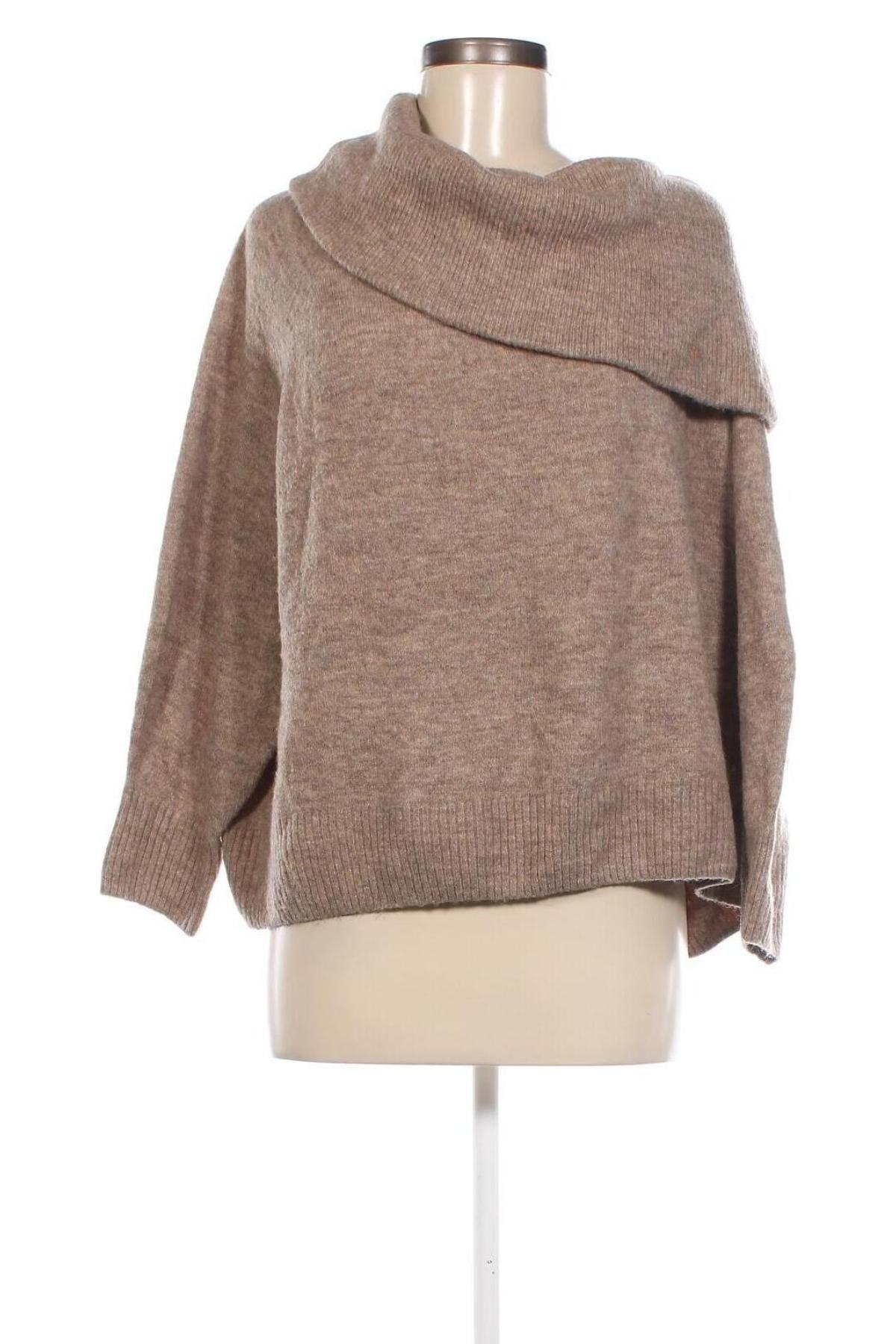 Дамски пуловер H&M, Размер XL, Цвят Бежов, Цена 18,85 лв.