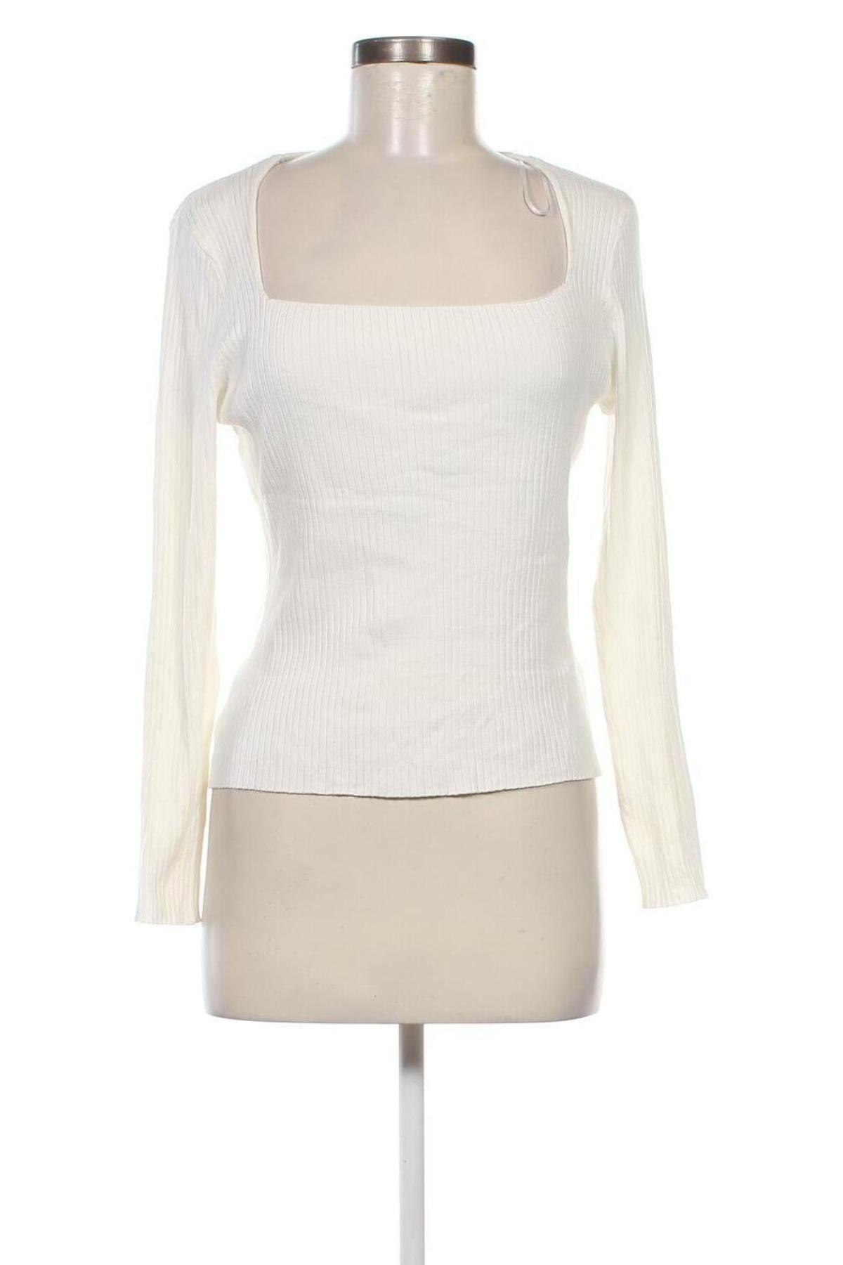 Pulover de femei H&M, Mărime M, Culoare Alb, Preț 78,69 Lei