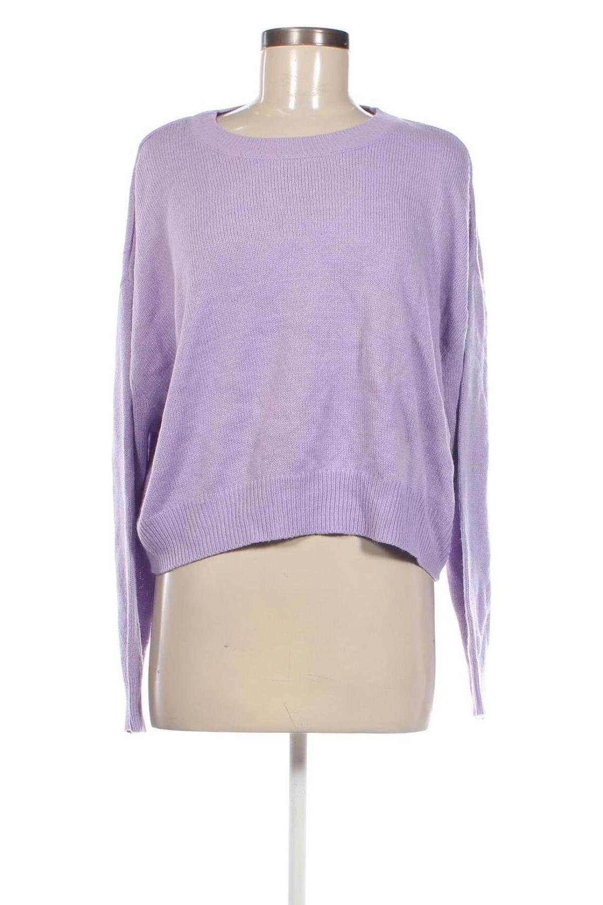 Дамски пуловер H&M Divided, Размер L, Цвят Лилав, Цена 15,95 лв.
