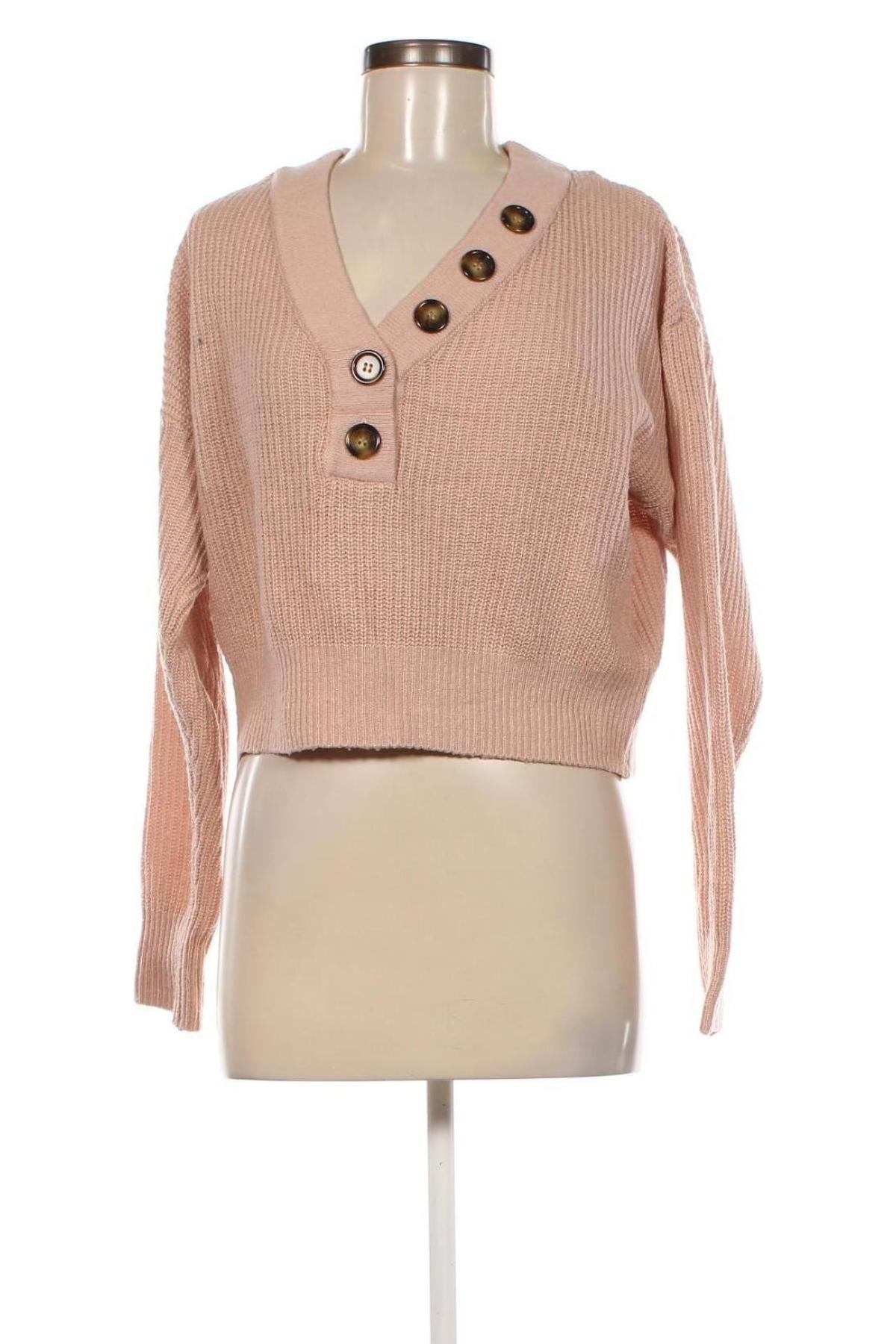 Дамски пуловер H&M Divided, Размер M, Цвят Розов, Цена 15,95 лв.