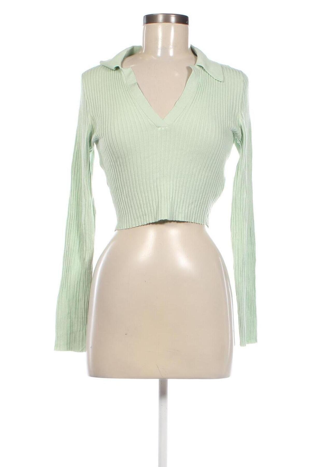 Pulover de femei H&M Divided, Mărime S, Culoare Verde, Preț 33,99 Lei