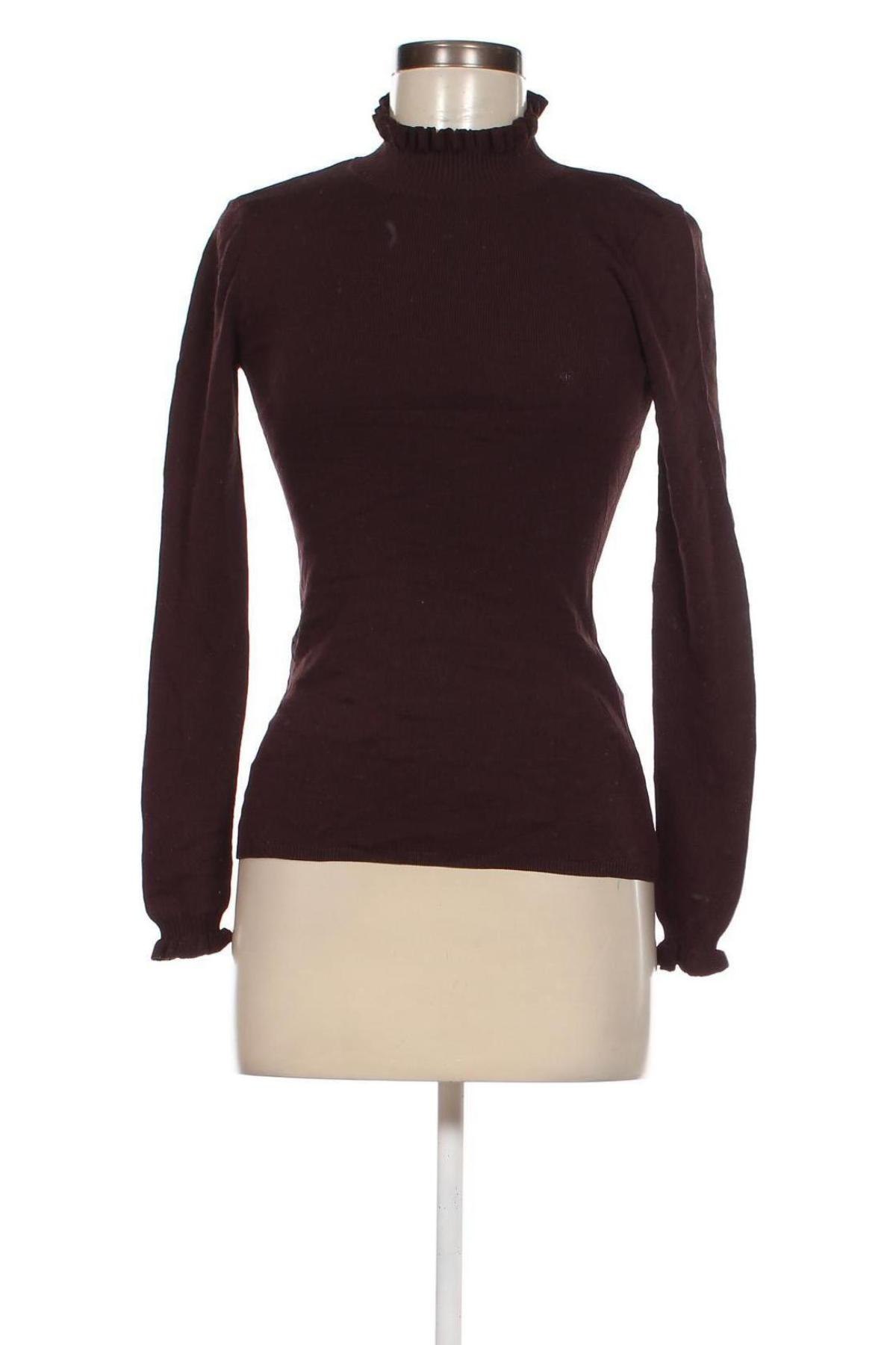 Дамски пуловер Hallhuber, Размер XS, Цвят Кафяв, Цена 40,30 лв.