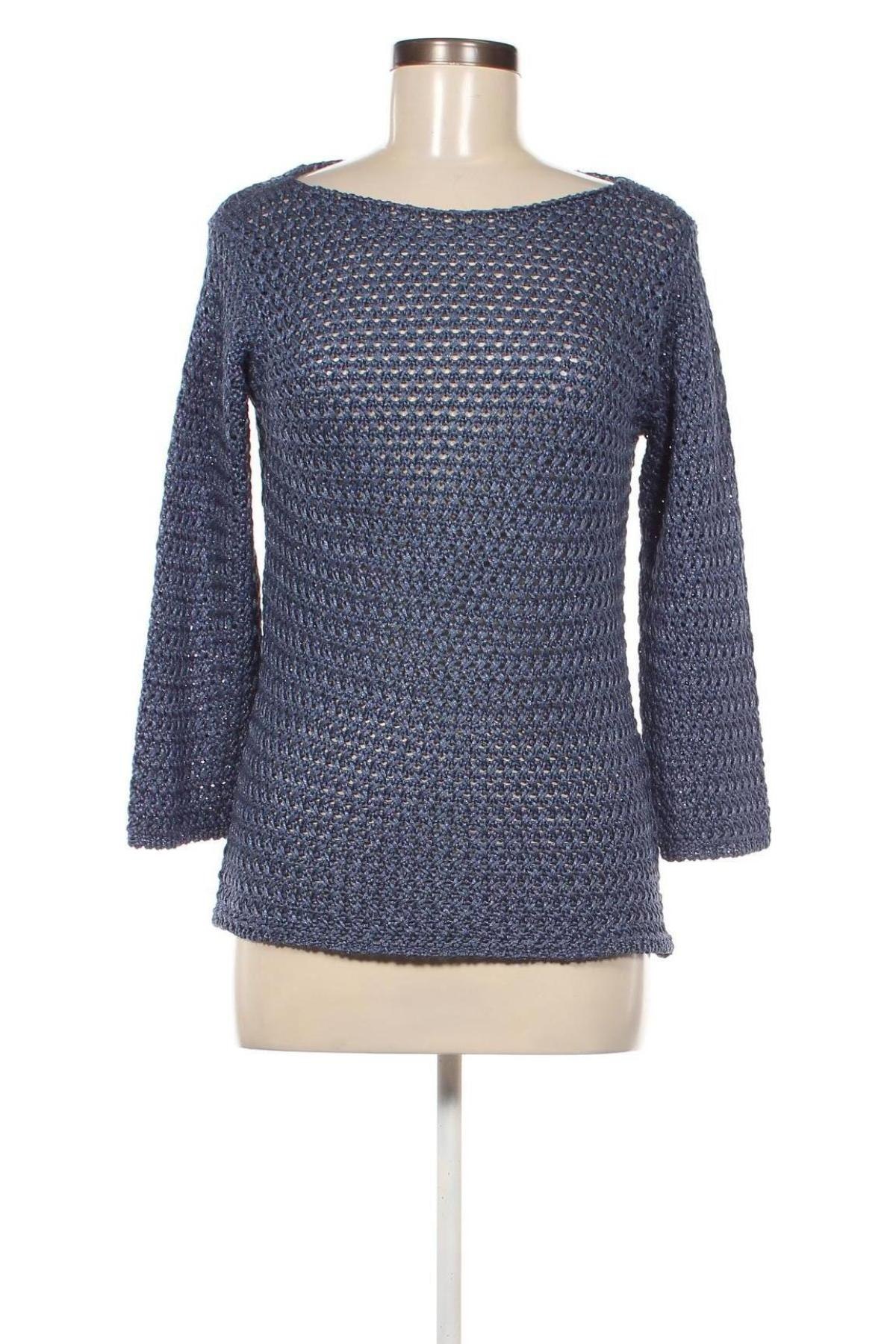 Дамски пуловер Hallhuber, Размер L, Цвят Син, Цена 46,50 лв.