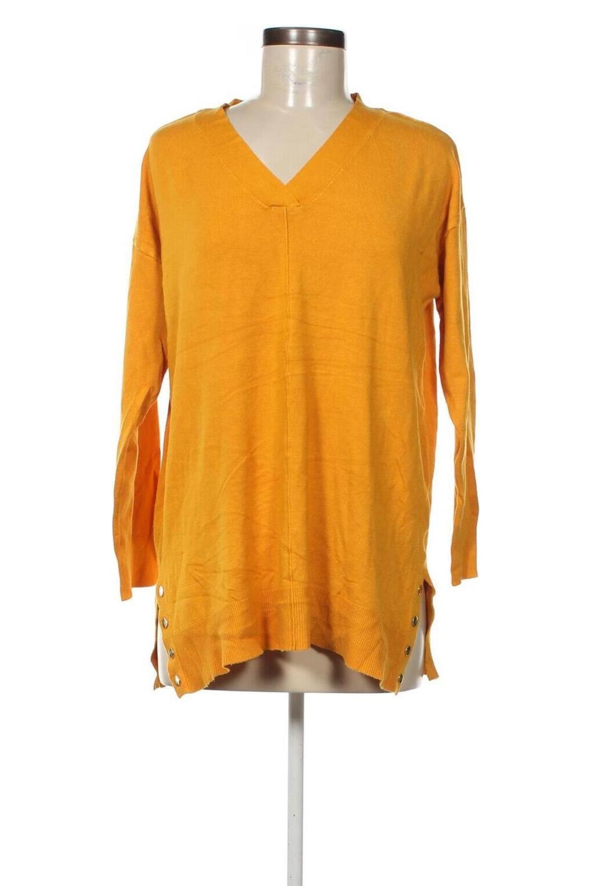 Γυναικείο πουλόβερ JM Collection, Μέγεθος M, Χρώμα Κίτρινο, Τιμή 9,87 €