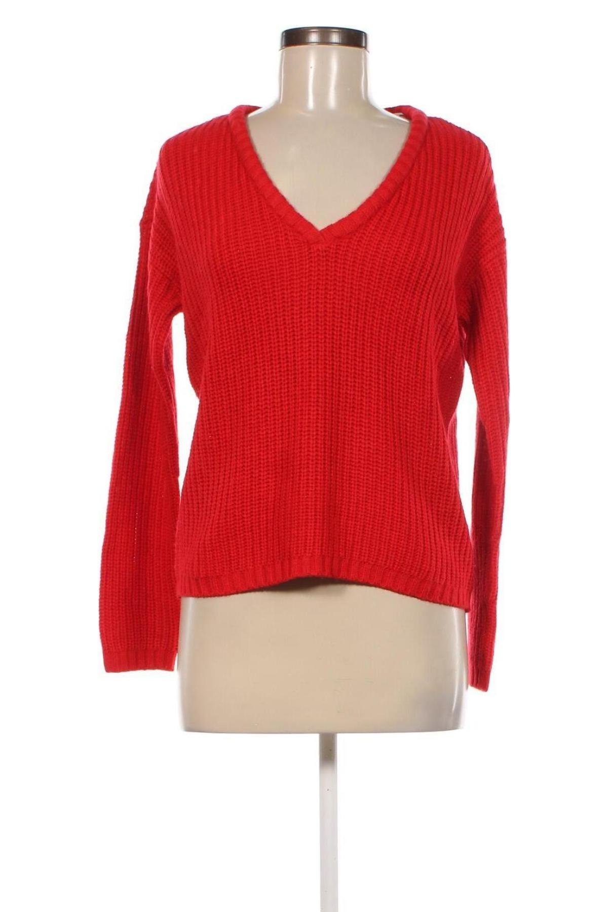 Дамски пуловер Jacqueline De Yong, Размер XS, Цвят Червен, Цена 15,95 лв.