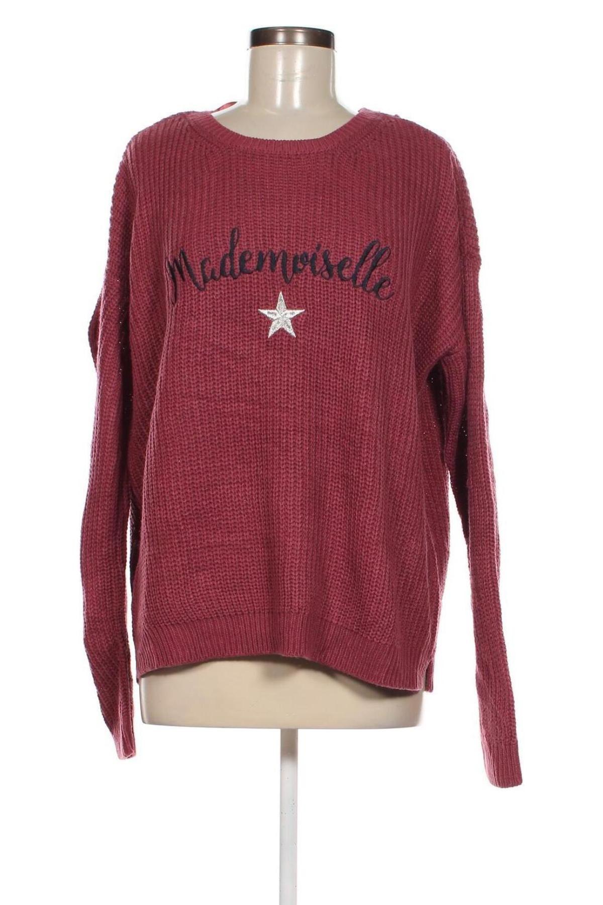 Дамски пуловер Jean Pascale, Размер L, Цвят Лилав, Цена 15,95 лв.