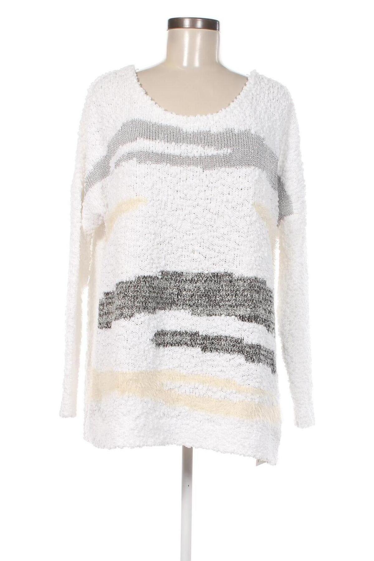 Γυναικείο πουλόβερ Laura Scott, Μέγεθος XL, Χρώμα Λευκό, Τιμή 11,66 €
