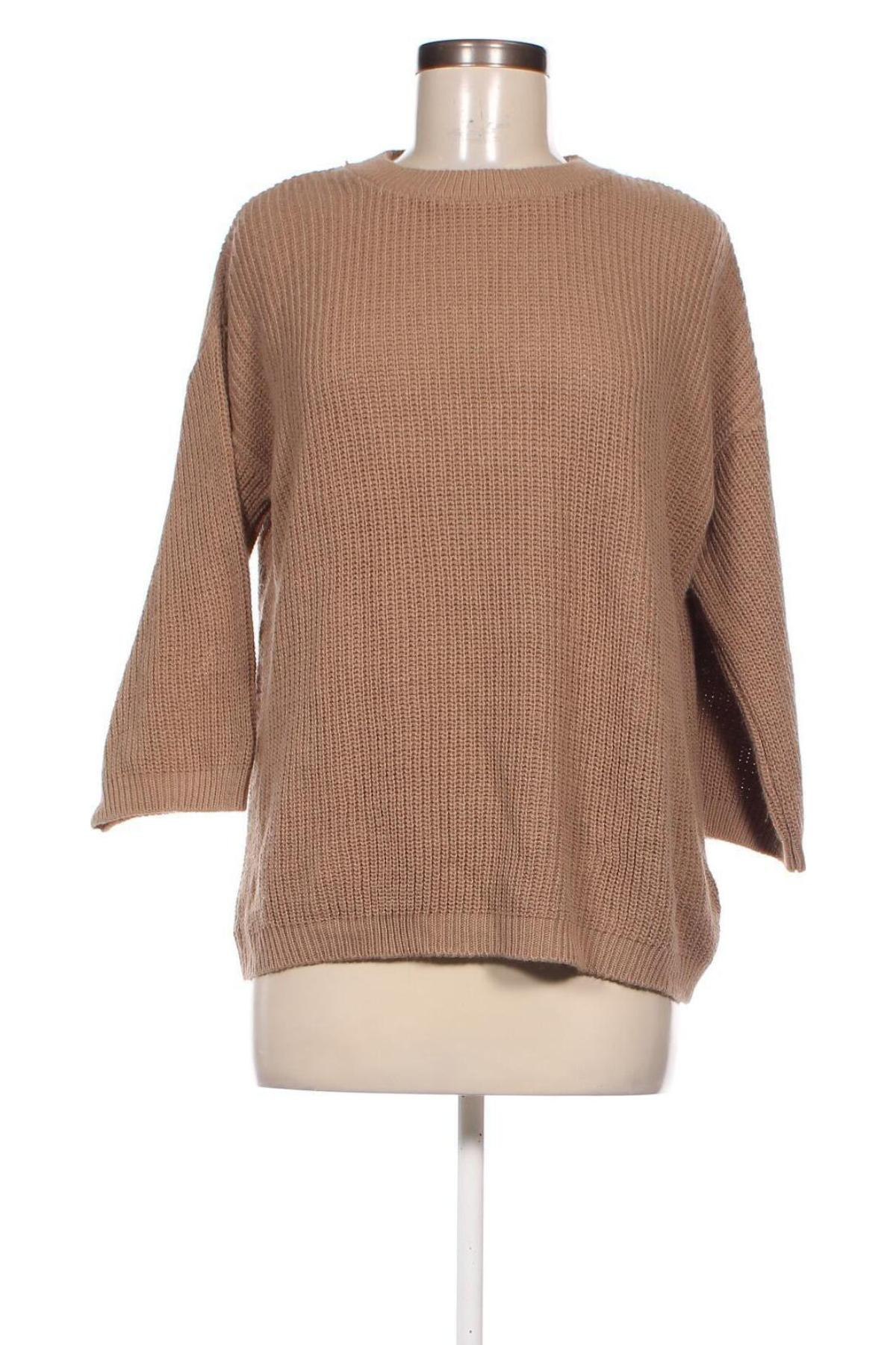 Дамски пуловер Laura Torelli, Размер M, Цвят Бежов, Цена 15,95 лв.