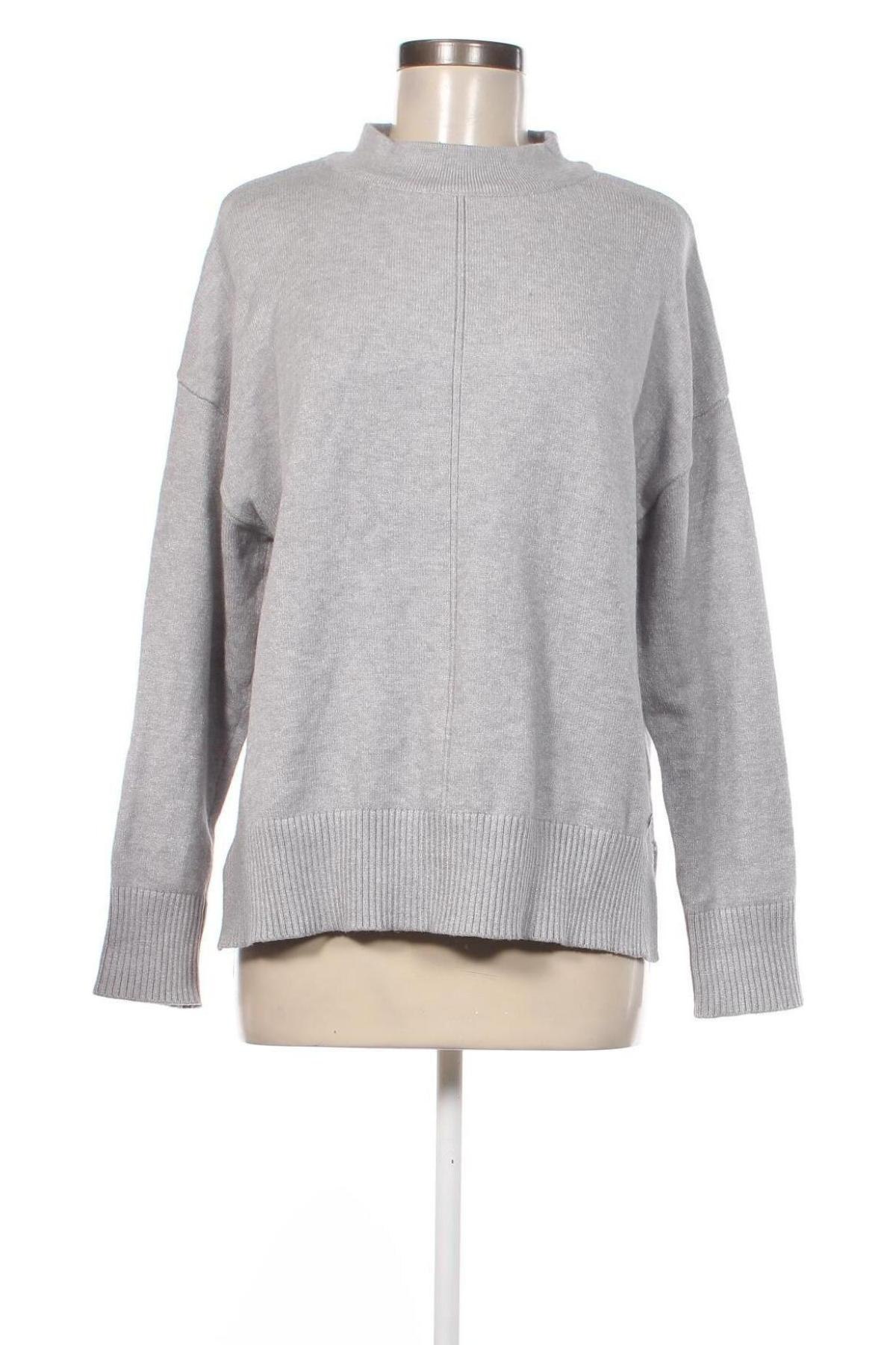 Дамски пуловер Lisa Tossa, Размер L, Цвят Сив, Цена 22,55 лв.
