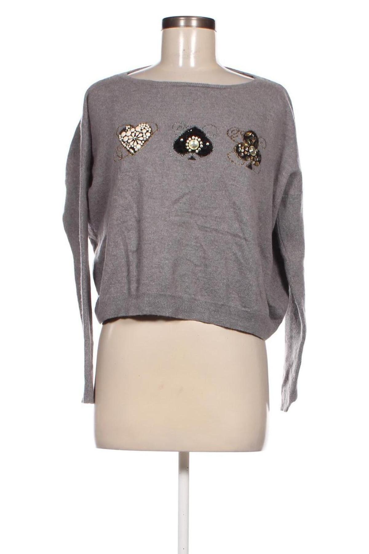 Дамски пуловер Liu Jo, Размер S, Цвят Сив, Цена 75,40 лв.