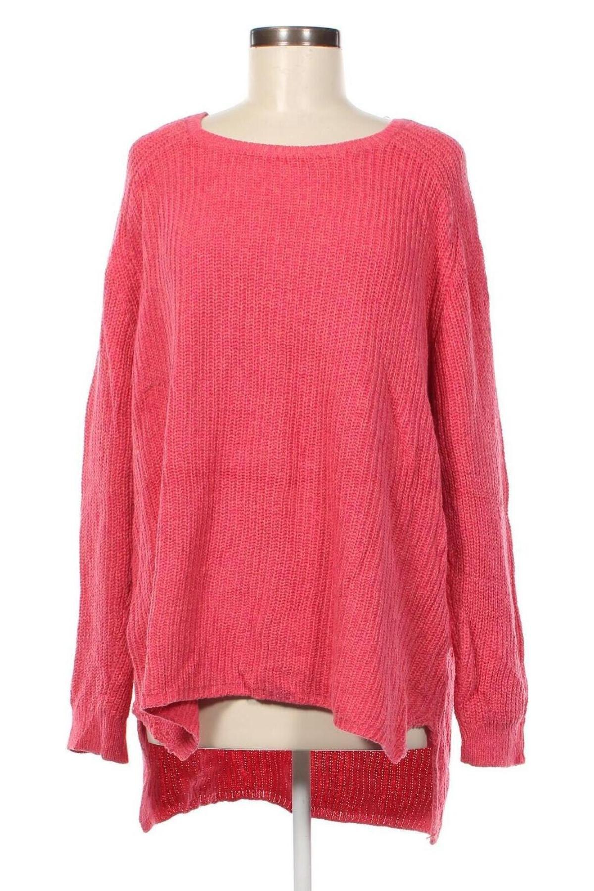 Дамски пуловер Liz Claiborne, Размер XXL, Цвят Розов, Цена 20,30 лв.