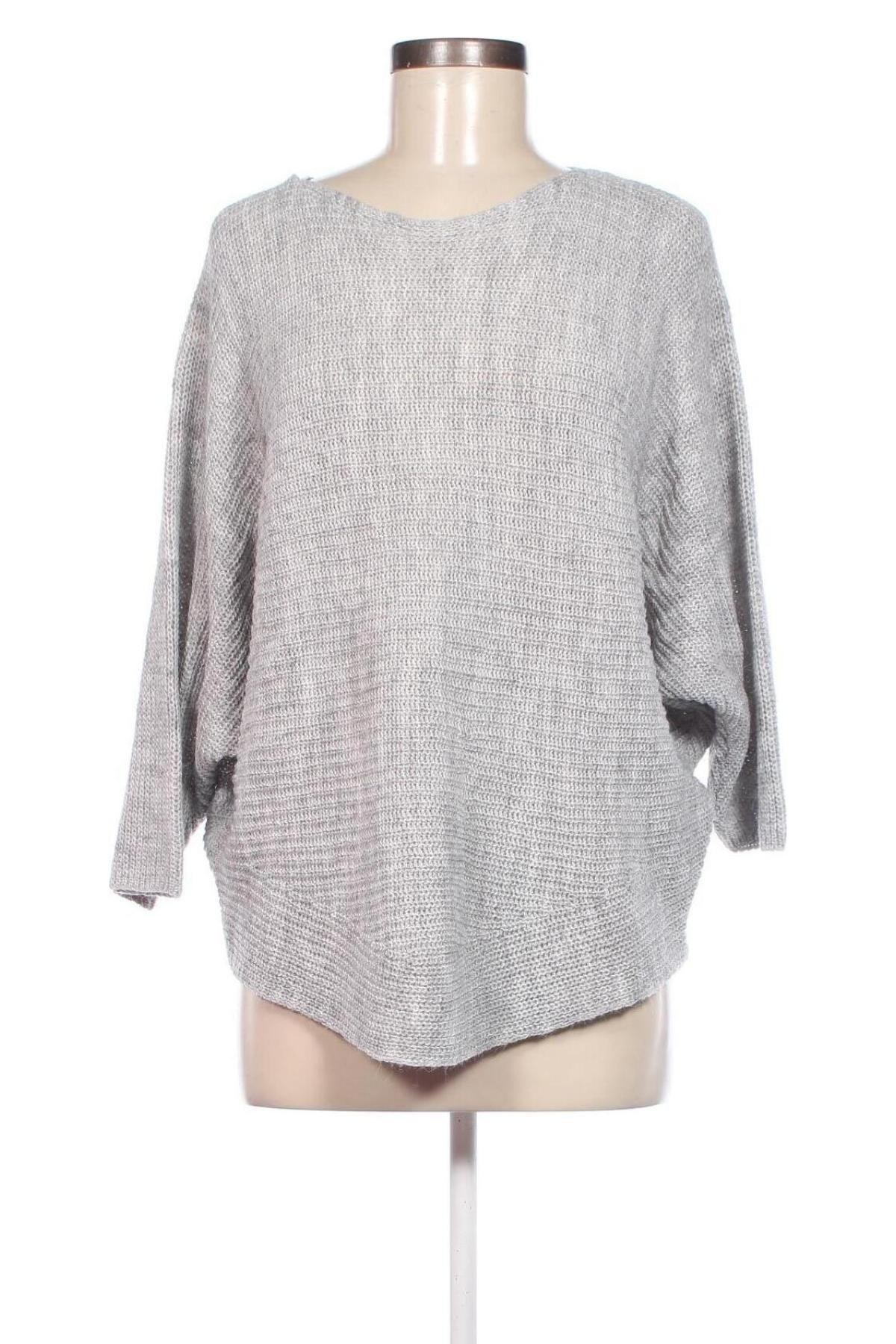 Дамски пуловер Luisa Ricci, Размер L, Цвят Сив, Цена 22,55 лв.