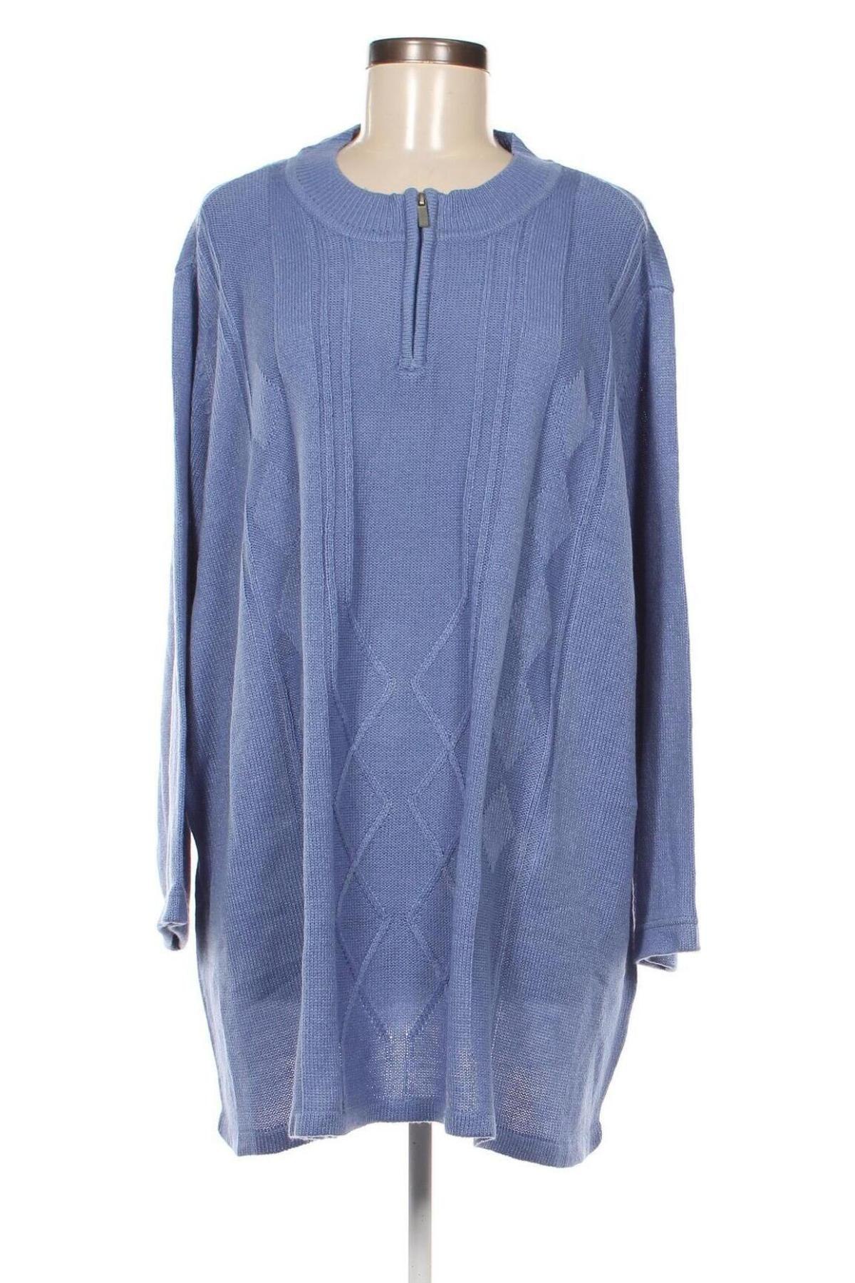 Damenpullover M. Collection, Größe 4XL, Farbe Blau, Preis 20,18 €