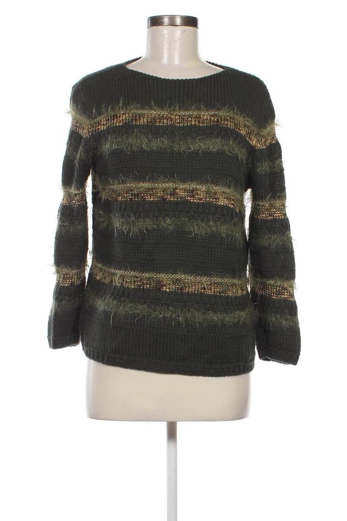 Дамски пуловер Madeleine, Размер M, Цвят Зелен, Цена 40,30 лв.