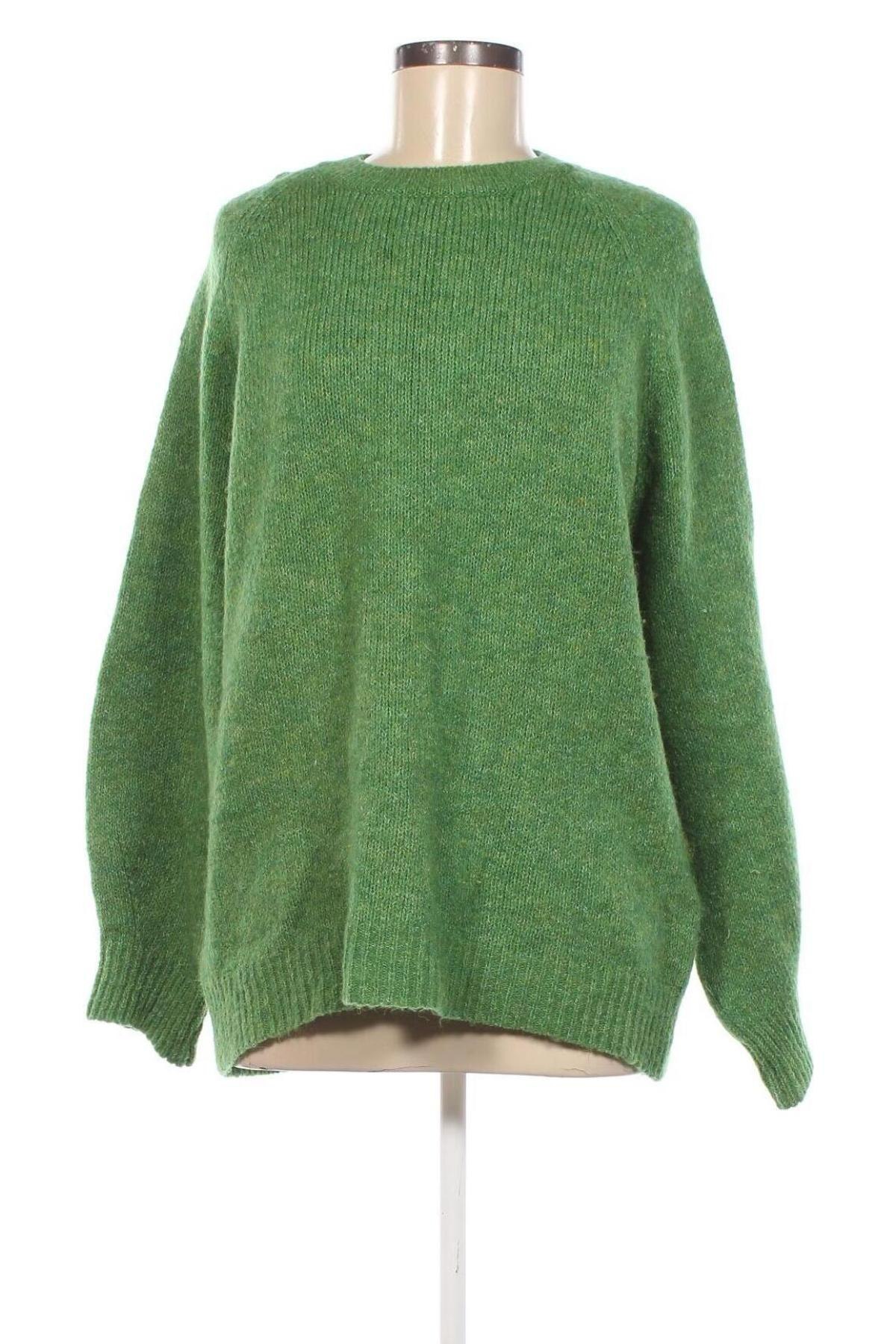 Дамски пуловер Mango, Размер M, Цвят Зелен, Цена 14,85 лв.