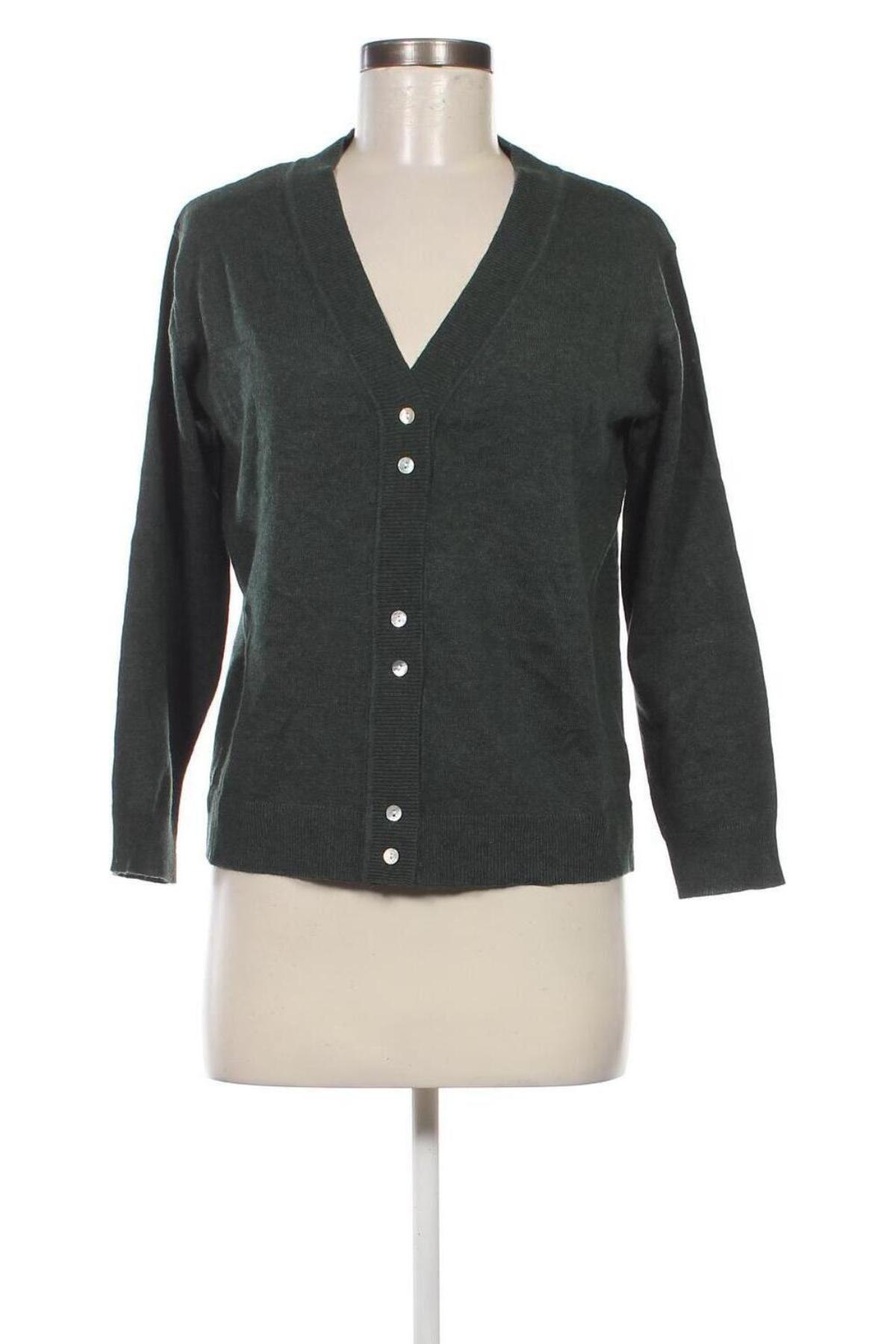Дамски пуловер Natura, Размер S, Цвят Зелен, Цена 22,55 лв.