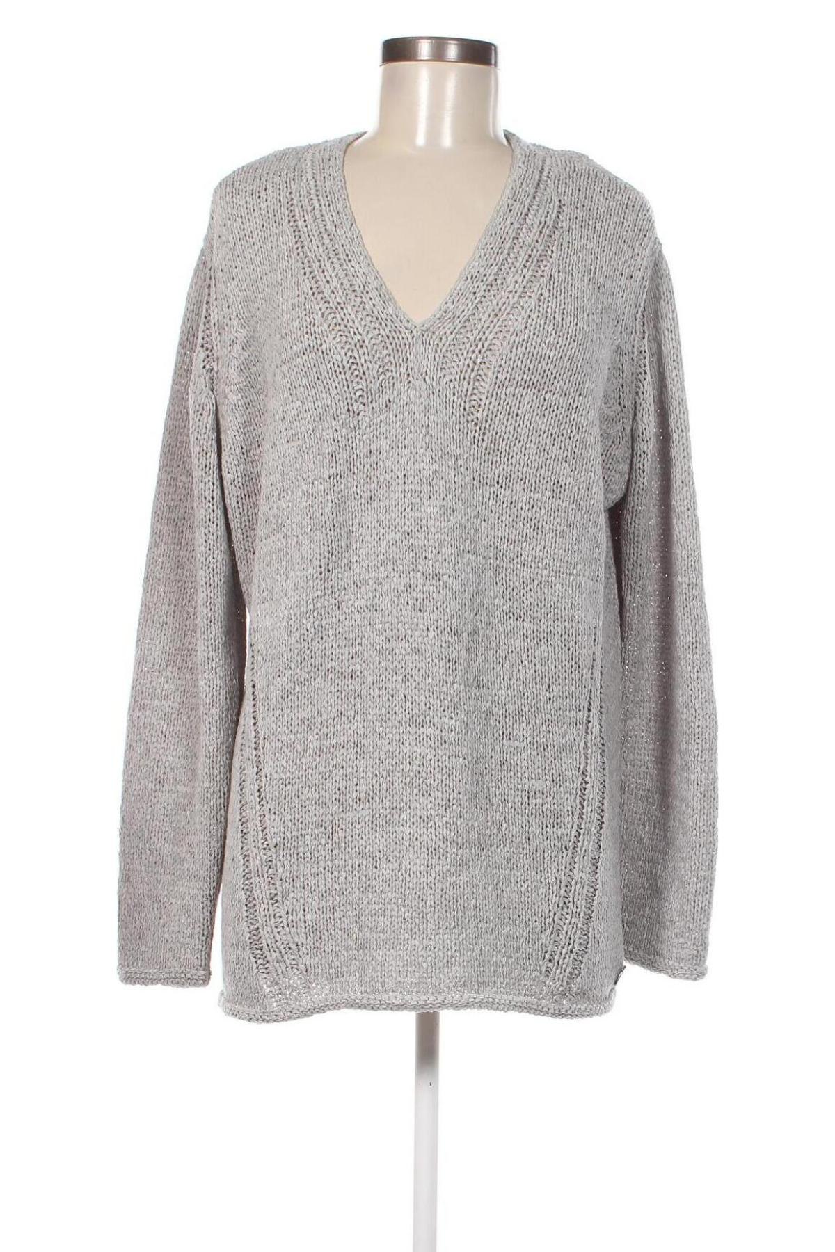 Damenpullover Oui, Größe XXL, Farbe Grau, Preis 43,14 €