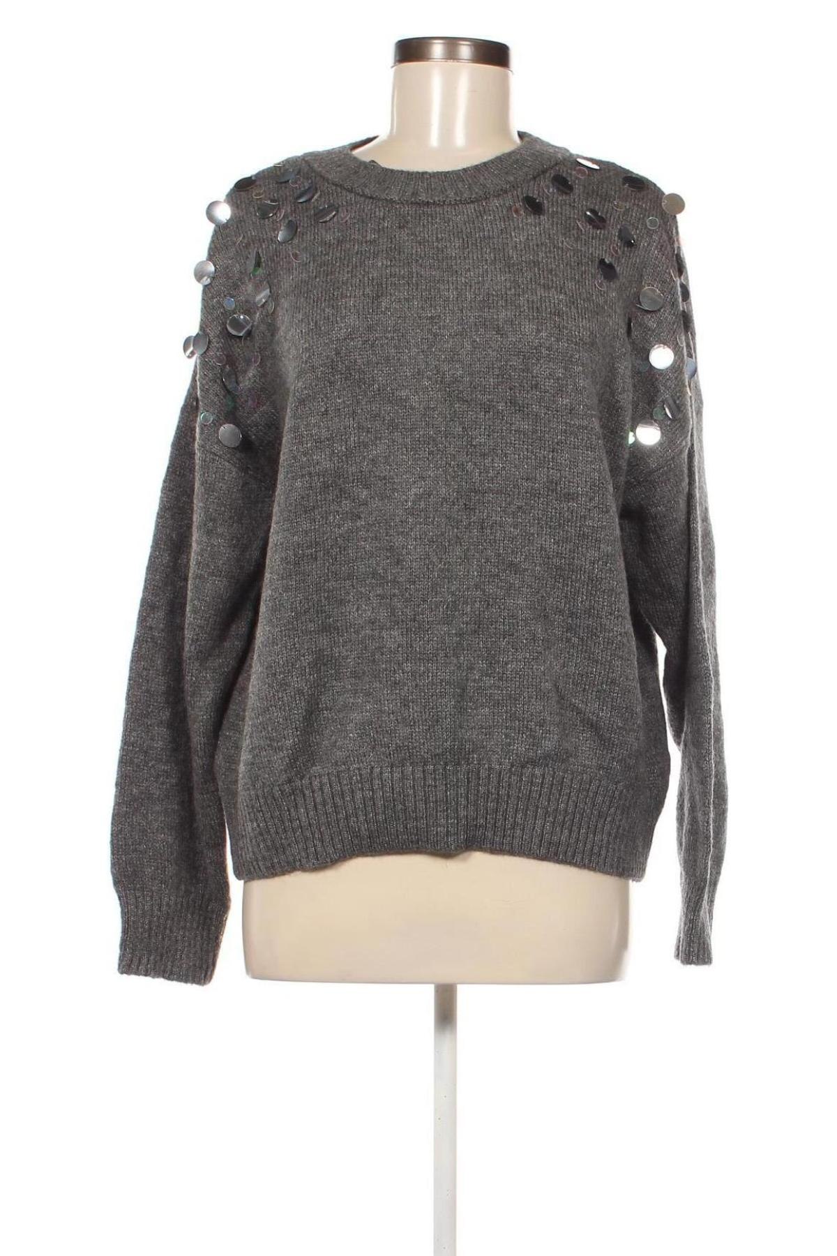 Damenpullover Pimkie, Größe L, Farbe Grau, Preis 7,49 €