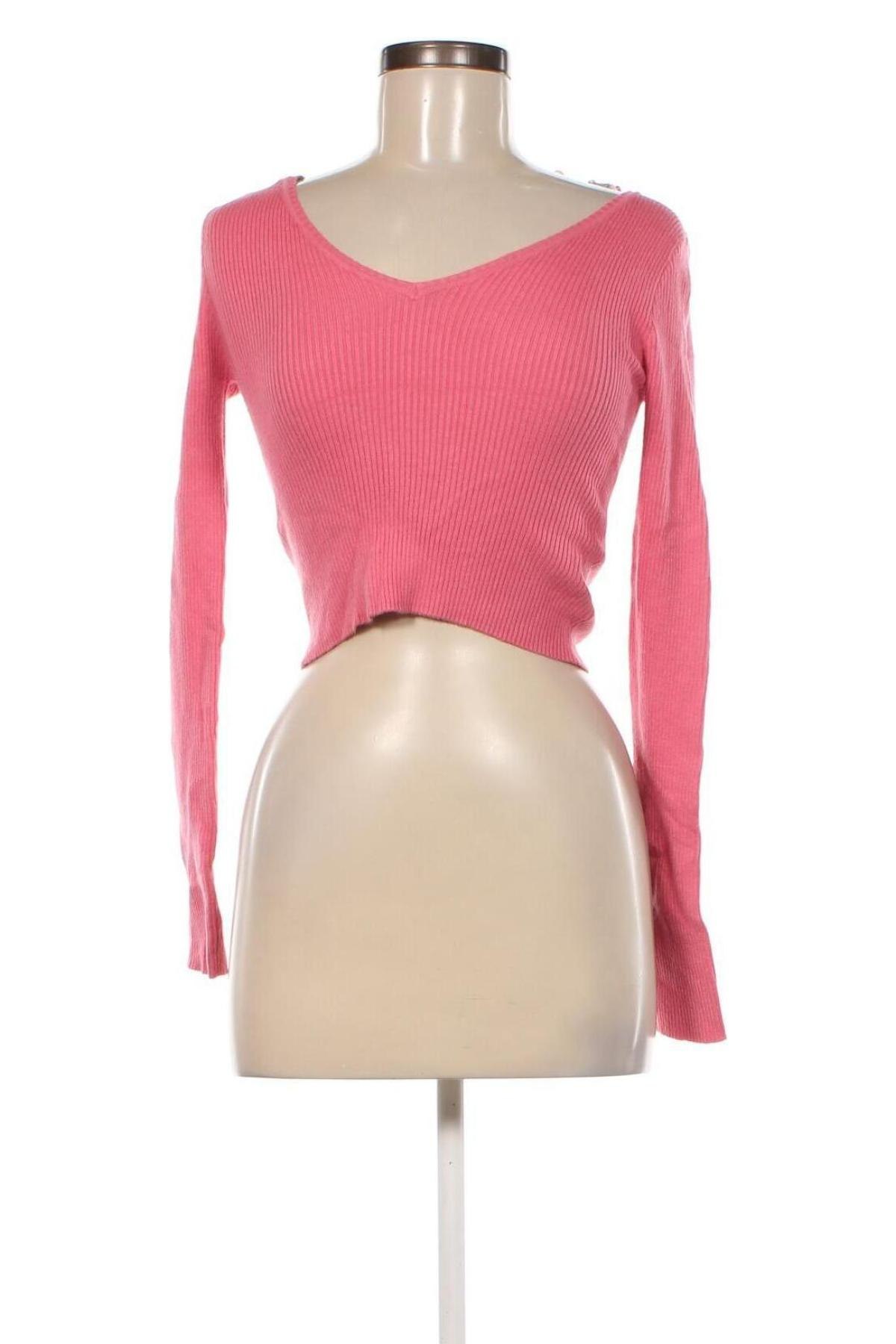 Pulover de femei Pull&Bear, Mărime M, Culoare Roz, Preț 52,46 Lei