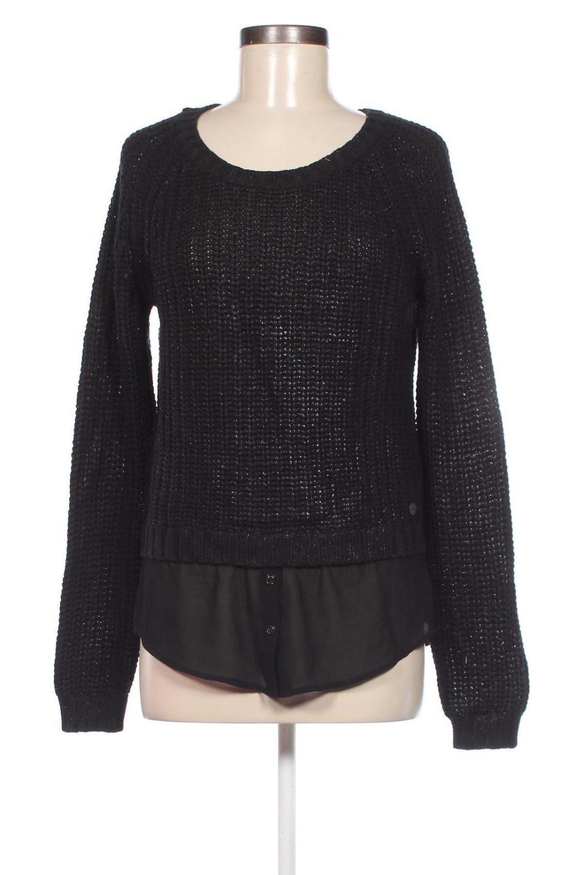 Дамски пуловер Q/S by S.Oliver, Размер L, Цвят Черен, Цена 22,55 лв.