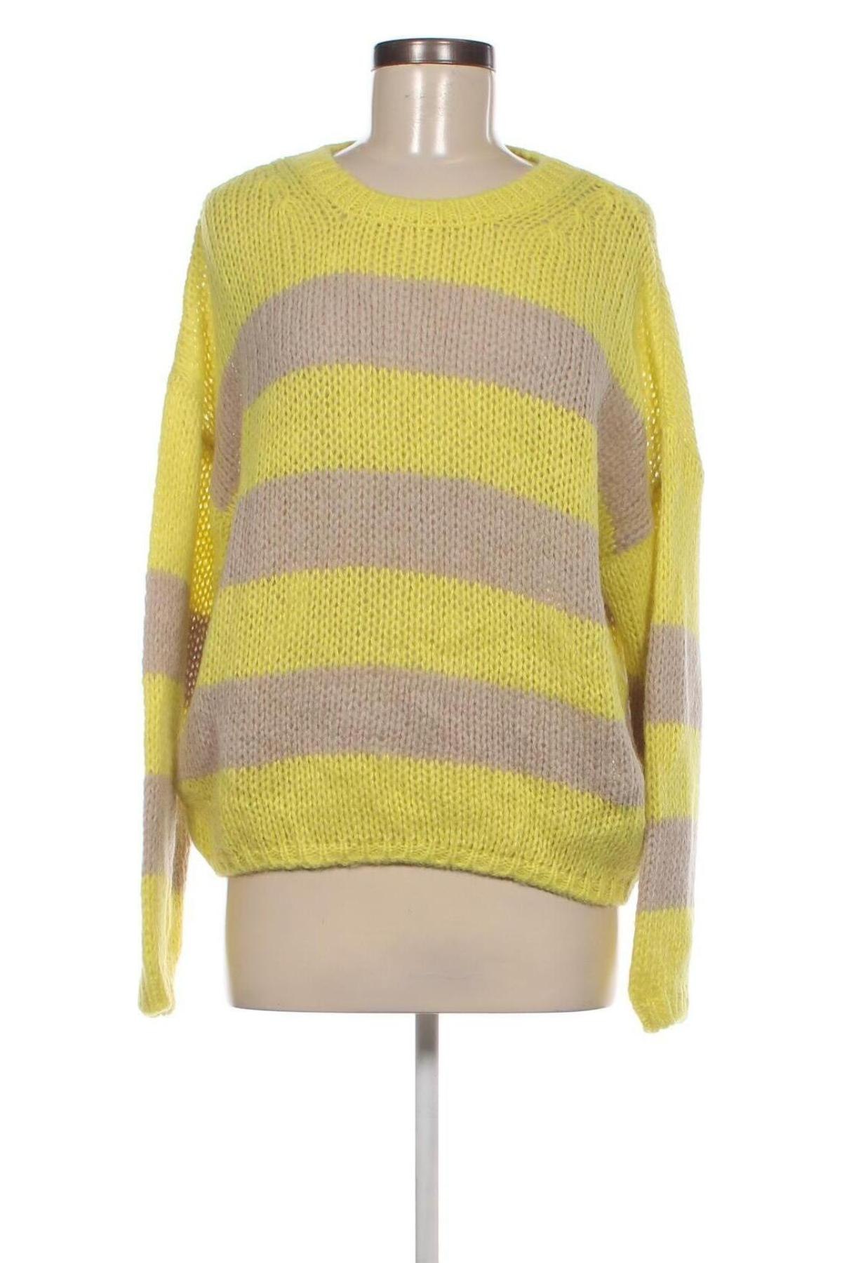 Дамски пуловер Riani, Размер M, Цвят Жълт, Цена 164,00 лв.