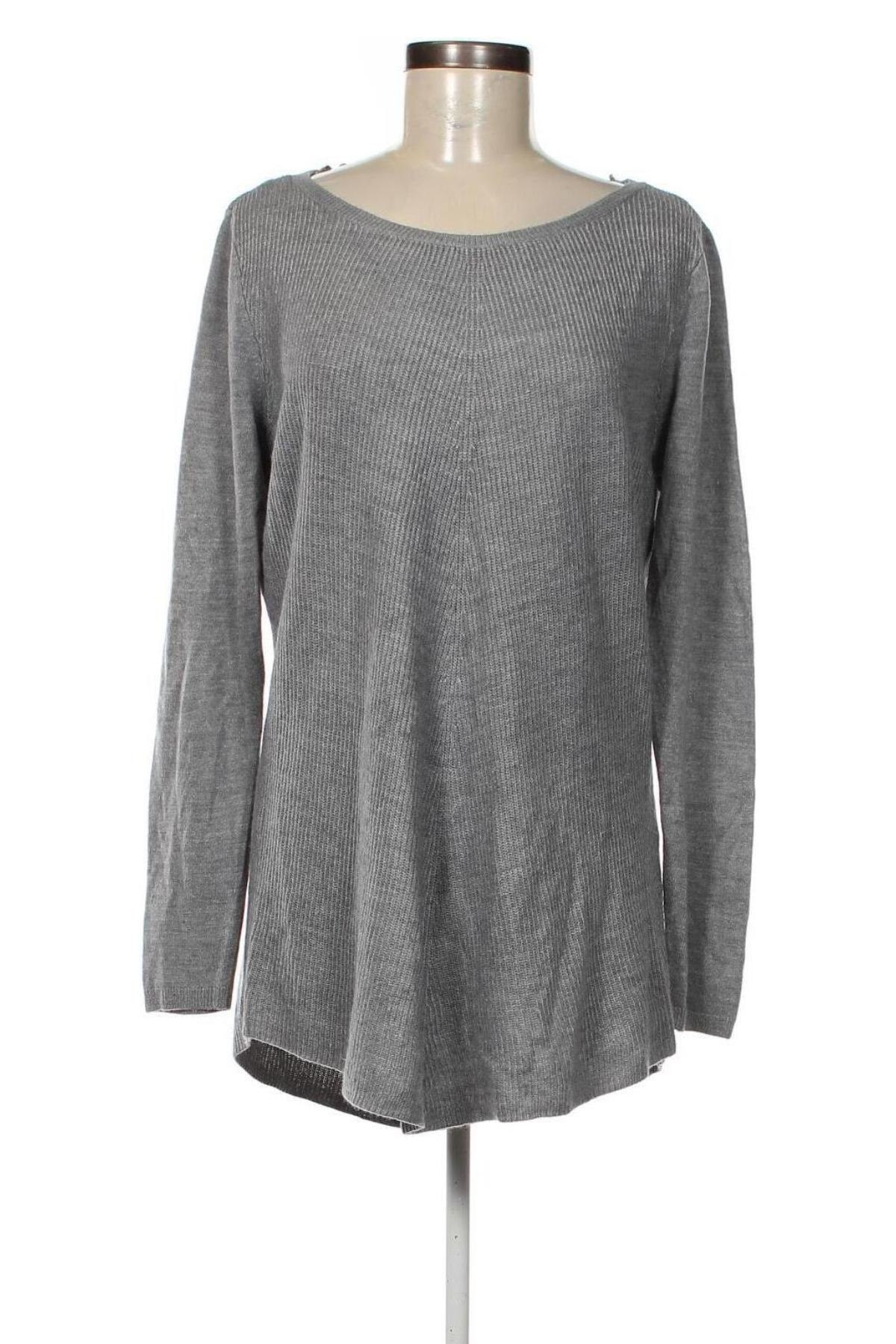 Γυναικείο πουλόβερ Roz & Ali, Μέγεθος XL, Χρώμα Γκρί, Τιμή 16,48 €