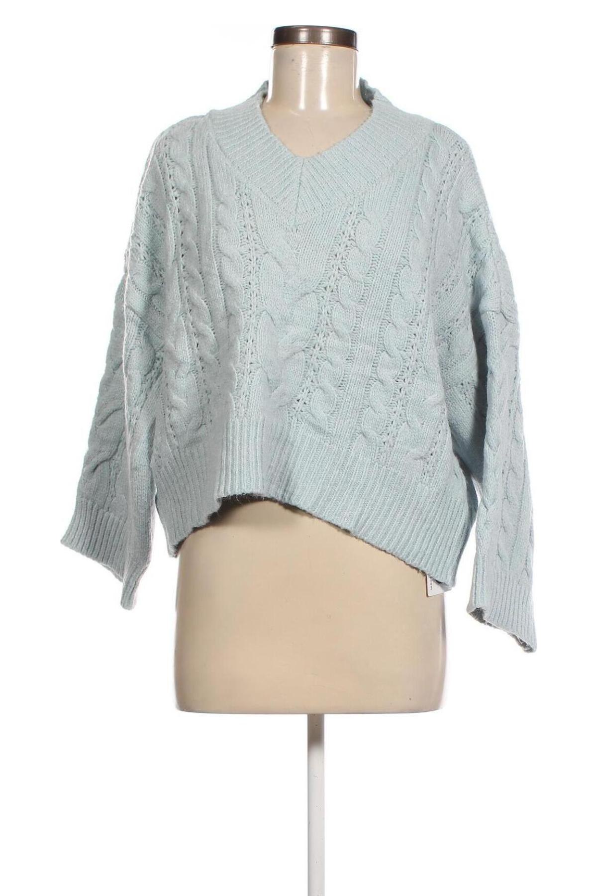 Дамски пуловер SHEIN, Размер M, Цвят Син, Цена 15,08 лв.