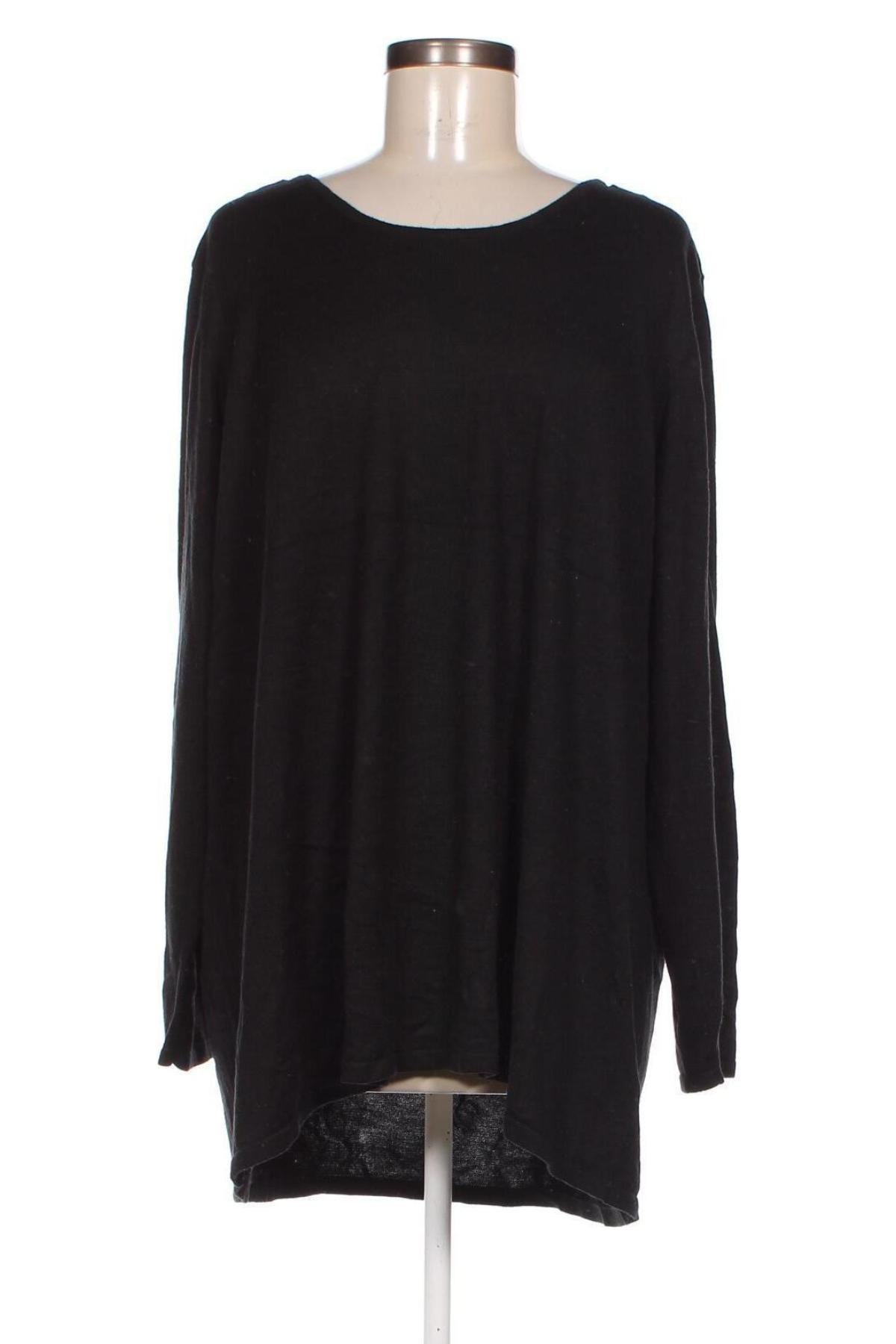 Дамски пуловер Sheego, Размер 3XL, Цвят Черен, Цена 30,75 лв.