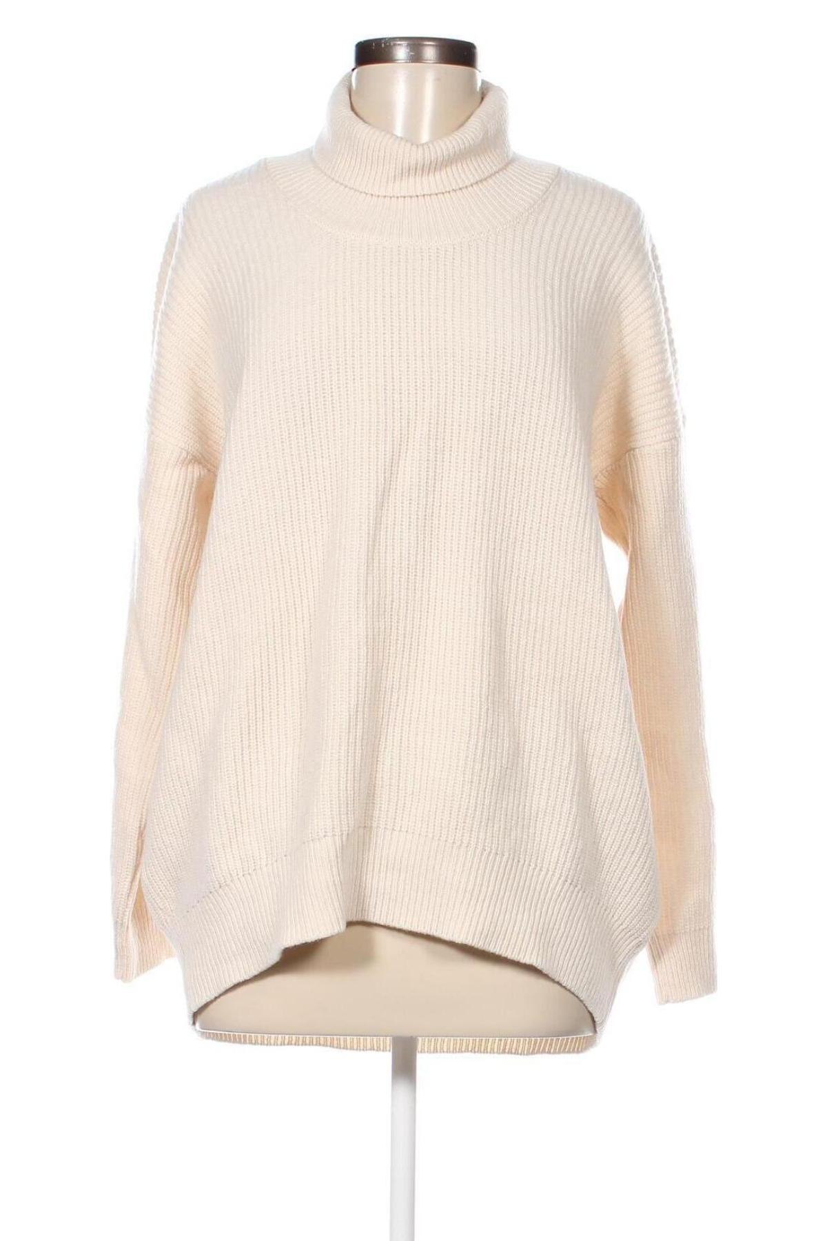 Дамски пуловер Sisley, Размер L, Цвят Бежов, Цена 46,50 лв.
