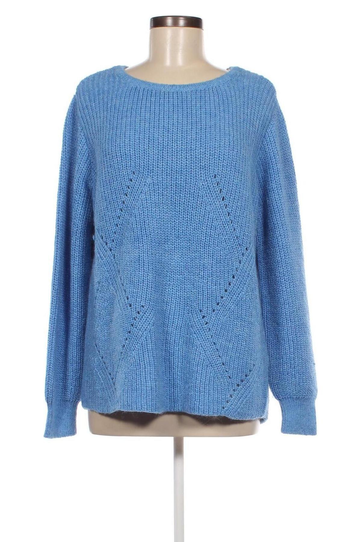 Γυναικείο πουλόβερ Talk About, Μέγεθος M, Χρώμα Μπλέ, Τιμή 13,95 €