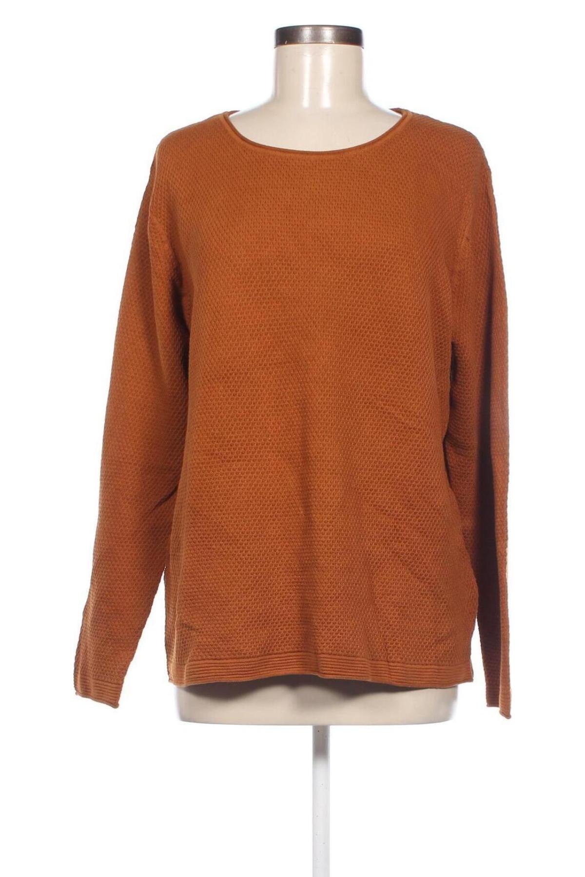 Дамски пуловер Tom Tailor, Размер XXL, Цвят Кафяв, Цена 28,70 лв.