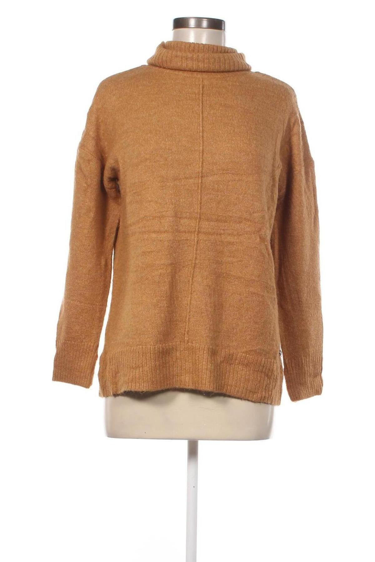 Дамски пуловер Tom Tailor, Размер XS, Цвят Кафяв, Цена 22,55 лв.
