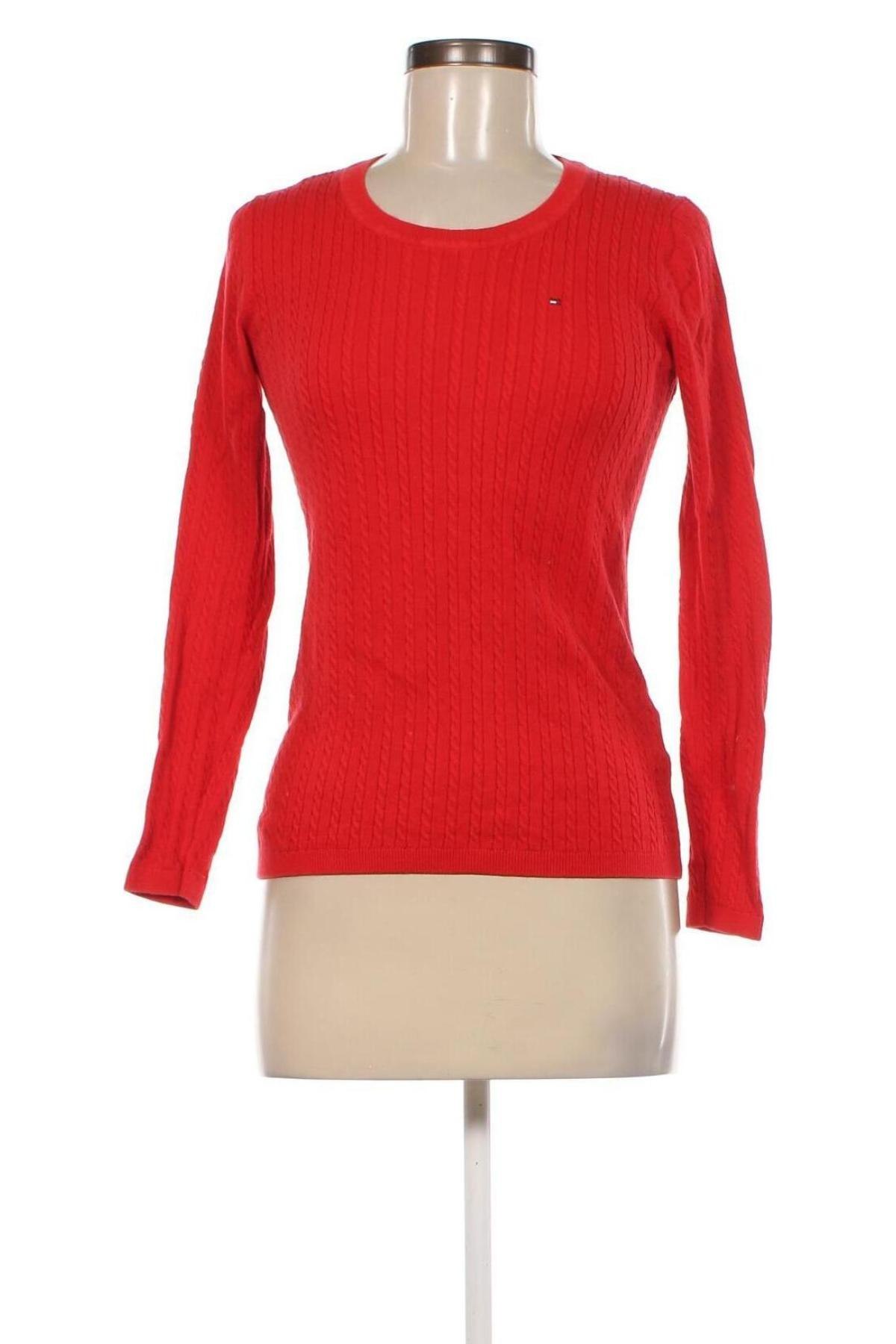 Γυναικείο πουλόβερ Tommy Hilfiger, Μέγεθος S, Χρώμα Κόκκινο, Τιμή 43,82 €