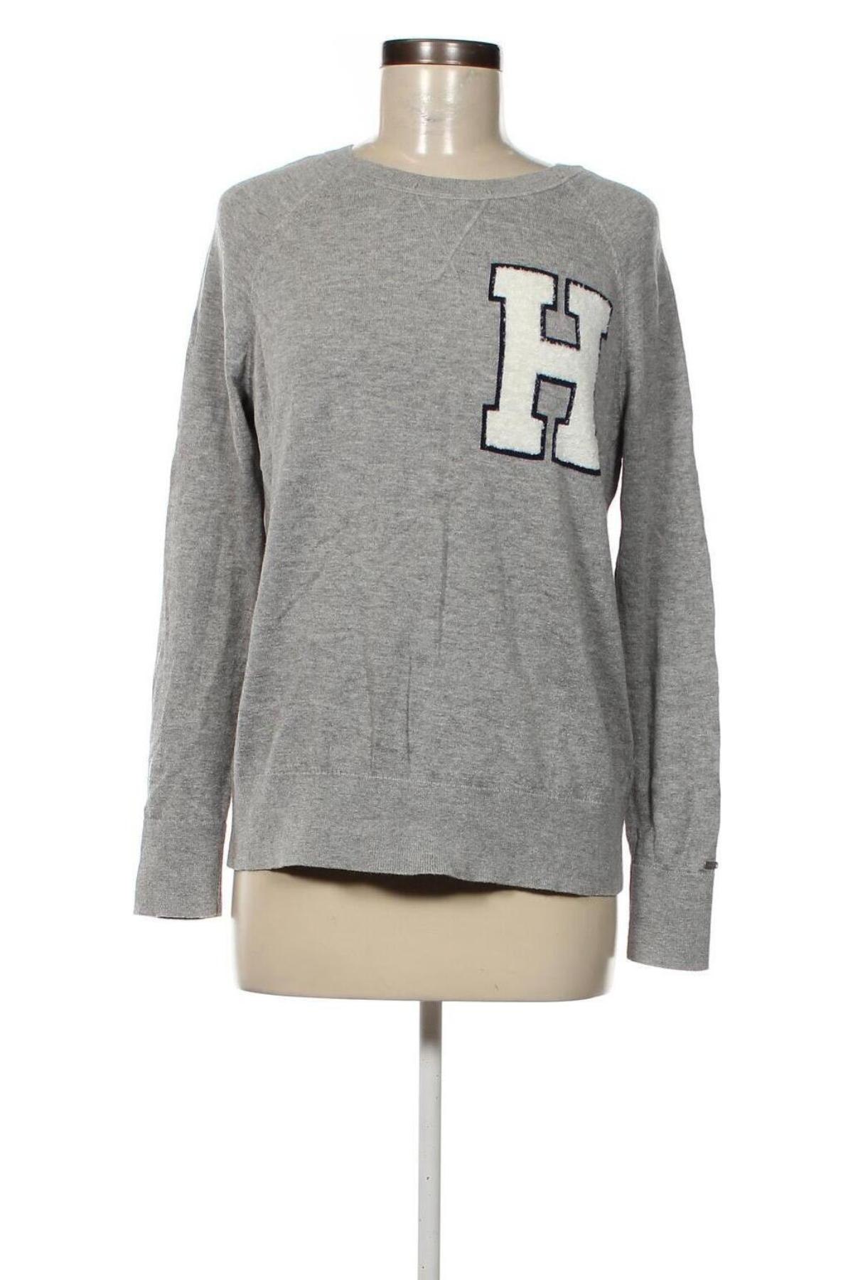 Дамски пуловер Tommy Hilfiger, Размер S, Цвят Сив, Цена 70,85 лв.