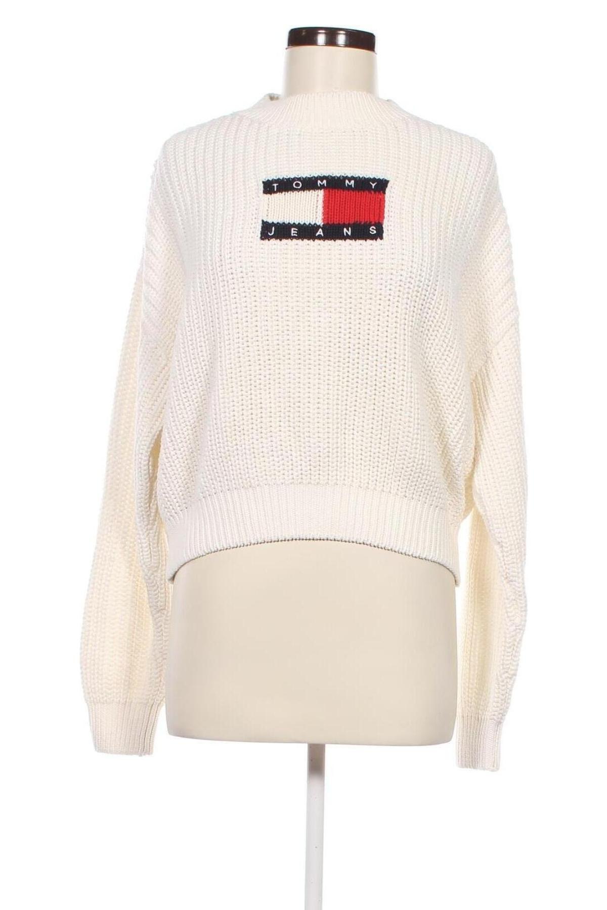 Damenpullover Tommy Jeans, Größe XS, Farbe Weiß, Preis € 114,49